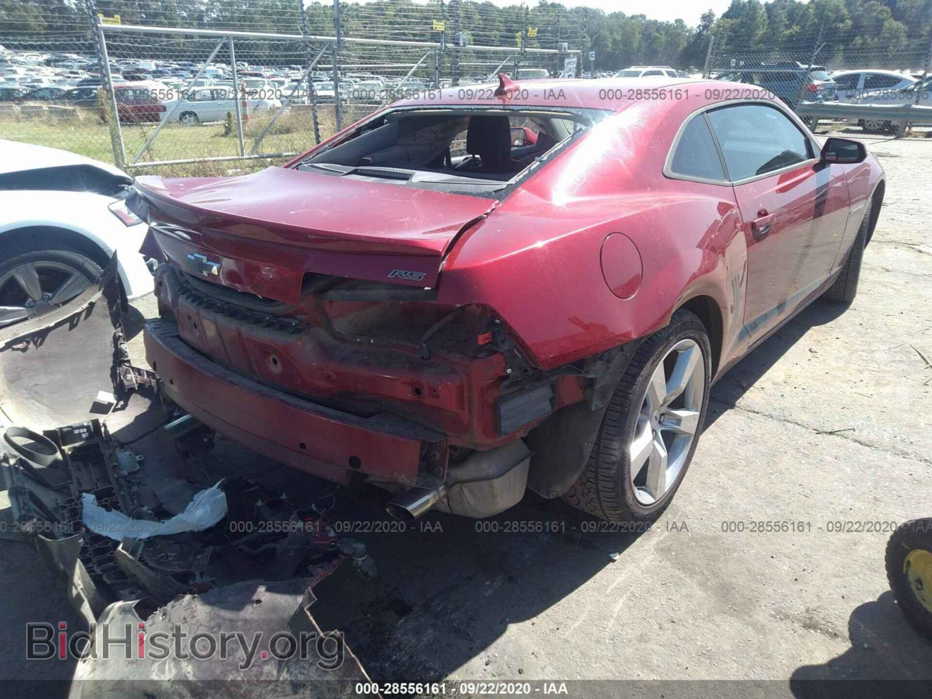 2012 CHEVROLET CAMARO - VIN: 2G1FC1E3XC9209596 - Фото 4