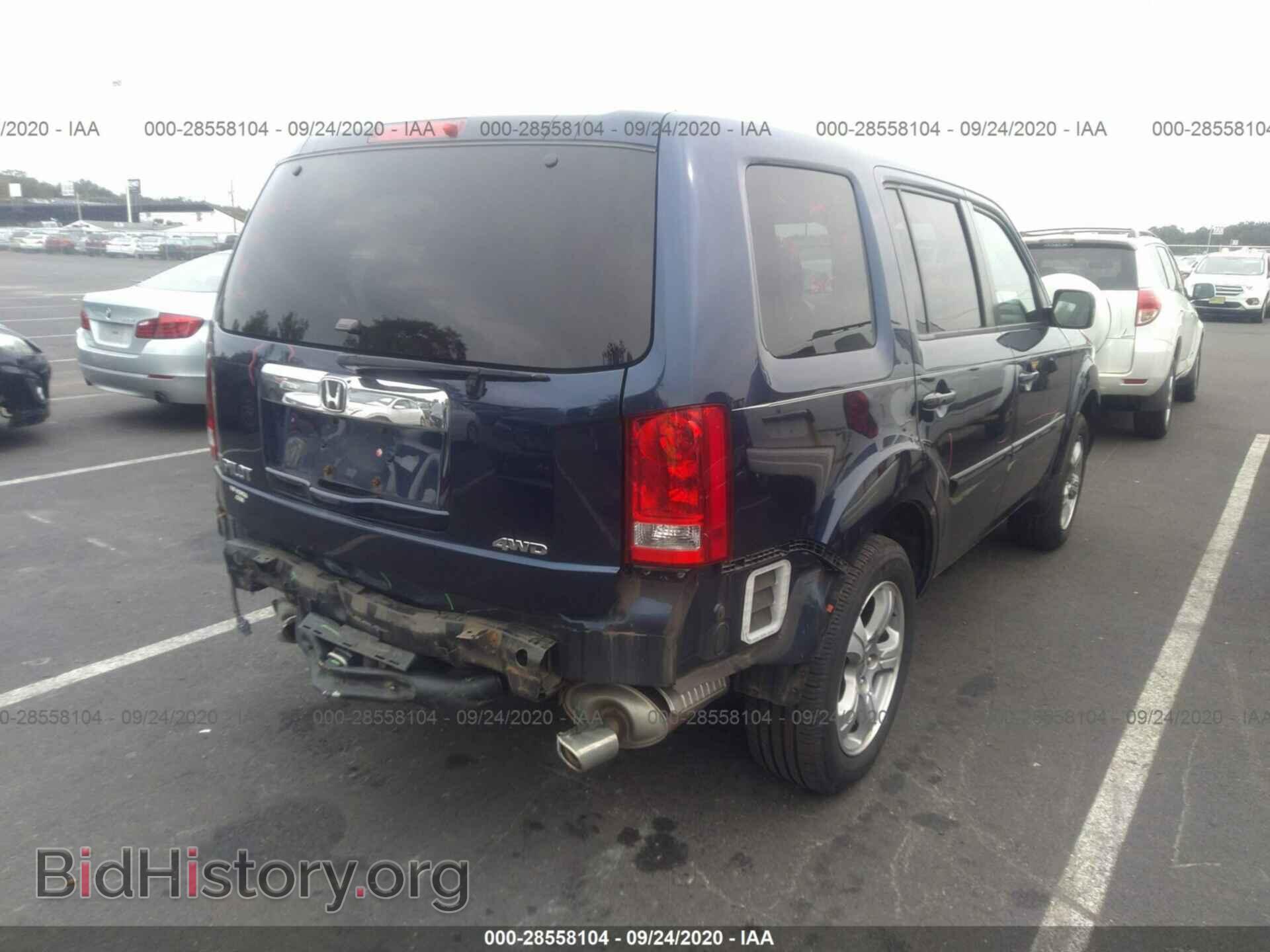 2013 HONDA PILOT - VIN: 5FNYF4H43DB077128 - Фото 4
