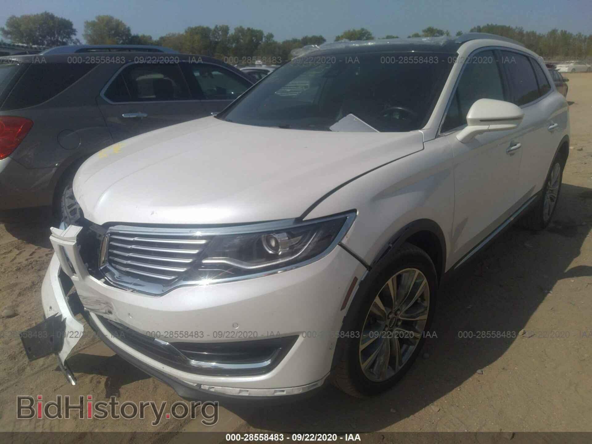 2016 LINCOLN MKX - VIN: 2LMTJ8LP0GBL57088 - Фото 2