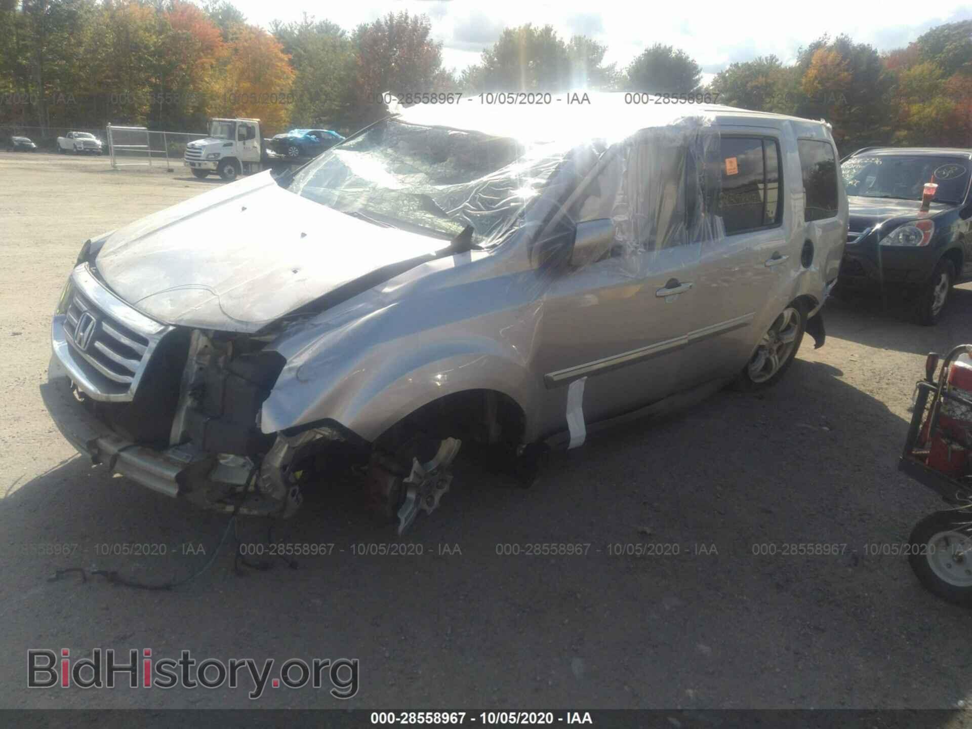 2012 HONDA PILOT - VIN: 5FNYF4H51CB035824 - Фото 2