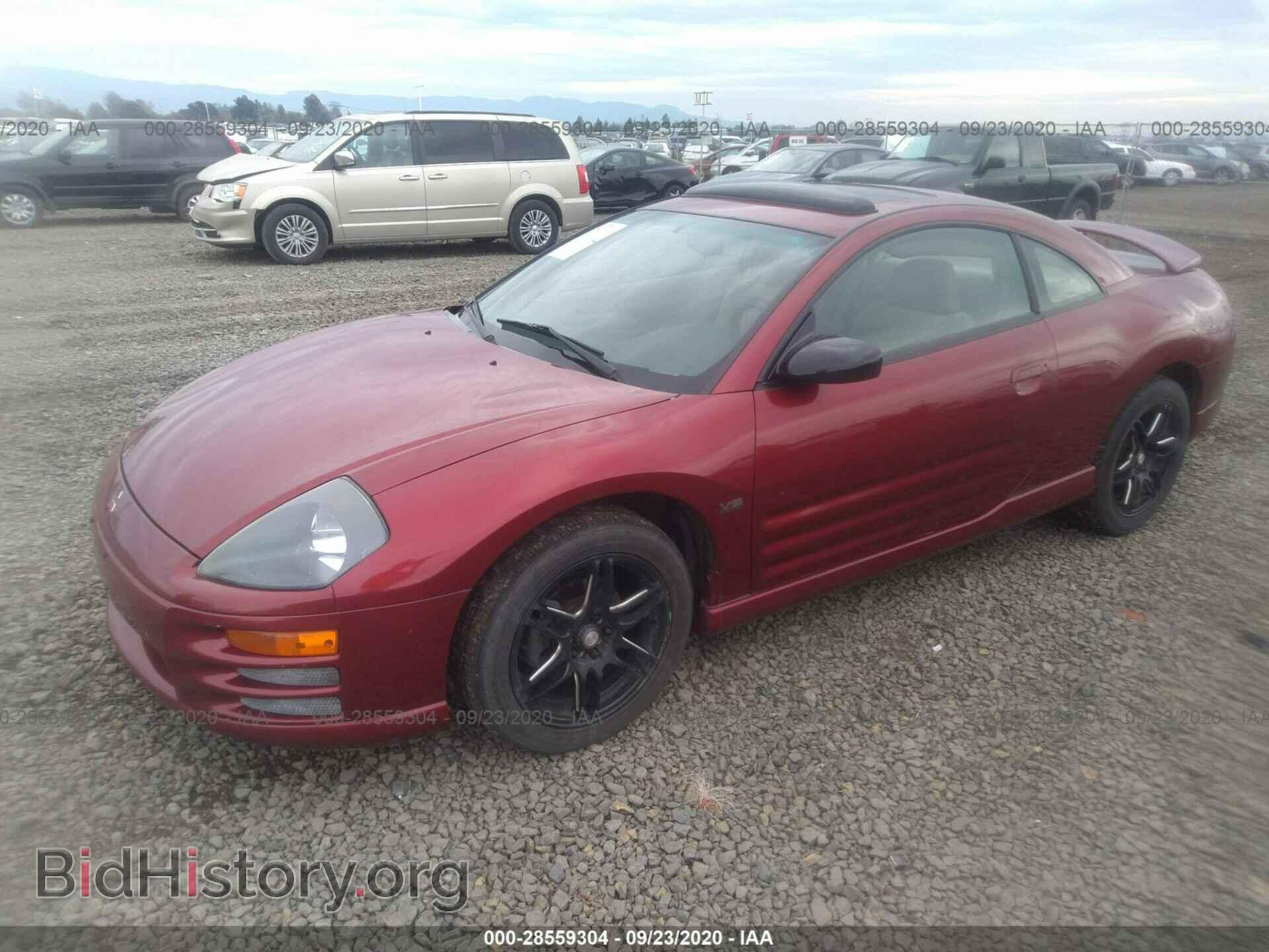 2000 MITSUBISHI ECLIPSE - VIN: 4A3AC84L1YE045667 - Фото 2