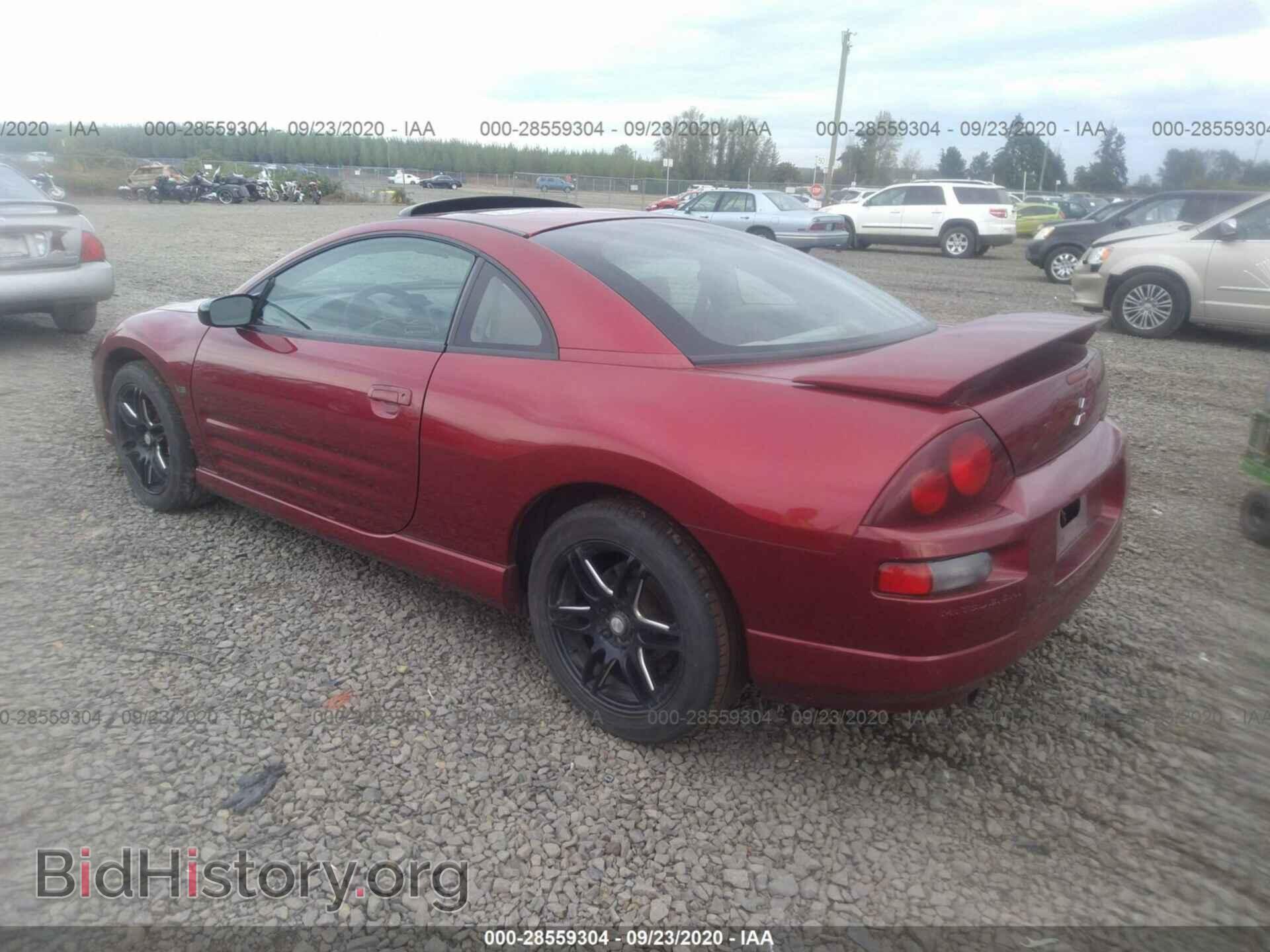 2000 MITSUBISHI ECLIPSE - VIN: 4A3AC84L1YE045667 - Фото 3