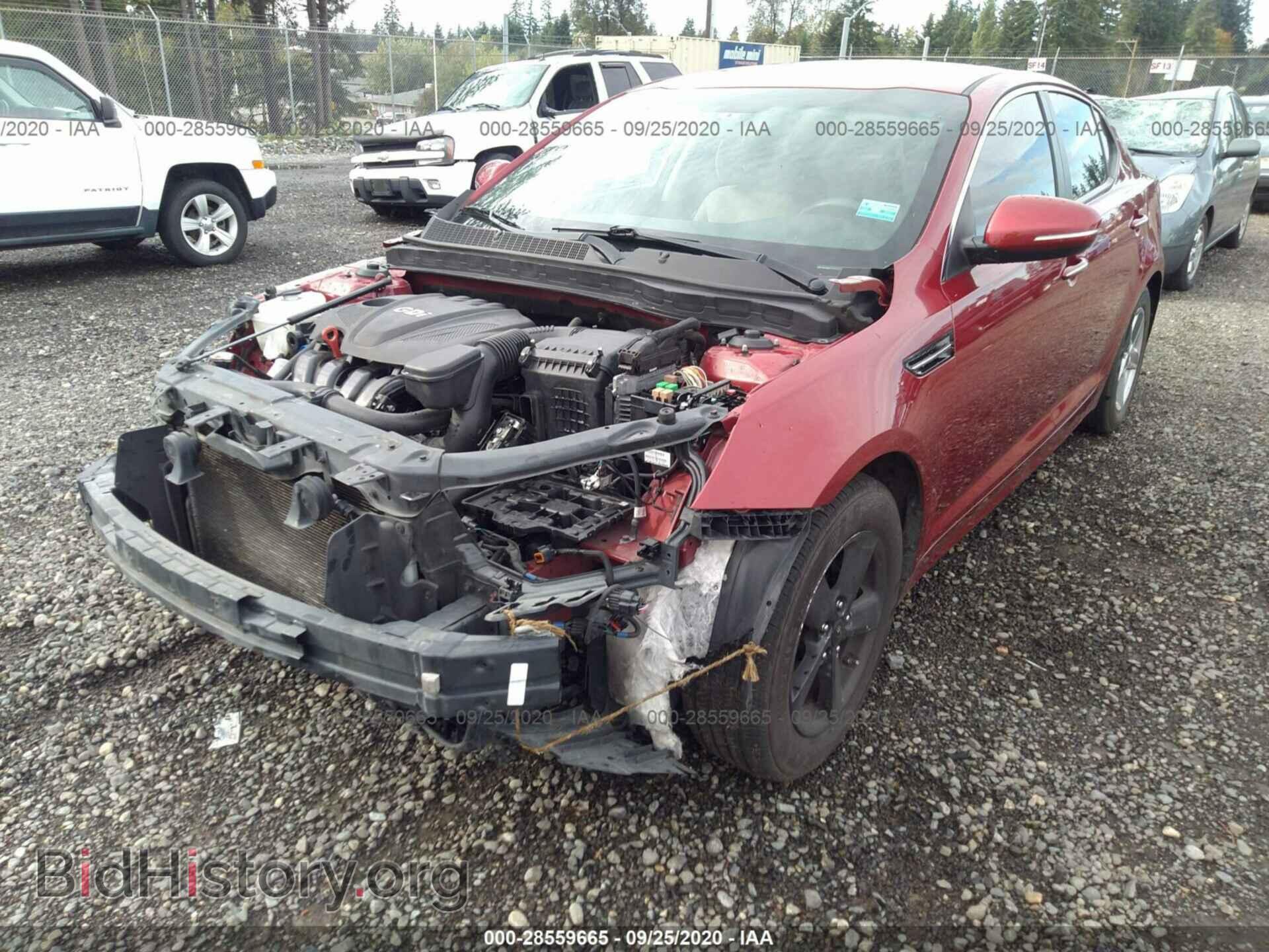 2014 KIA OPTIMA - VIN: 5XXGM4A71EG321119 - Фото 2