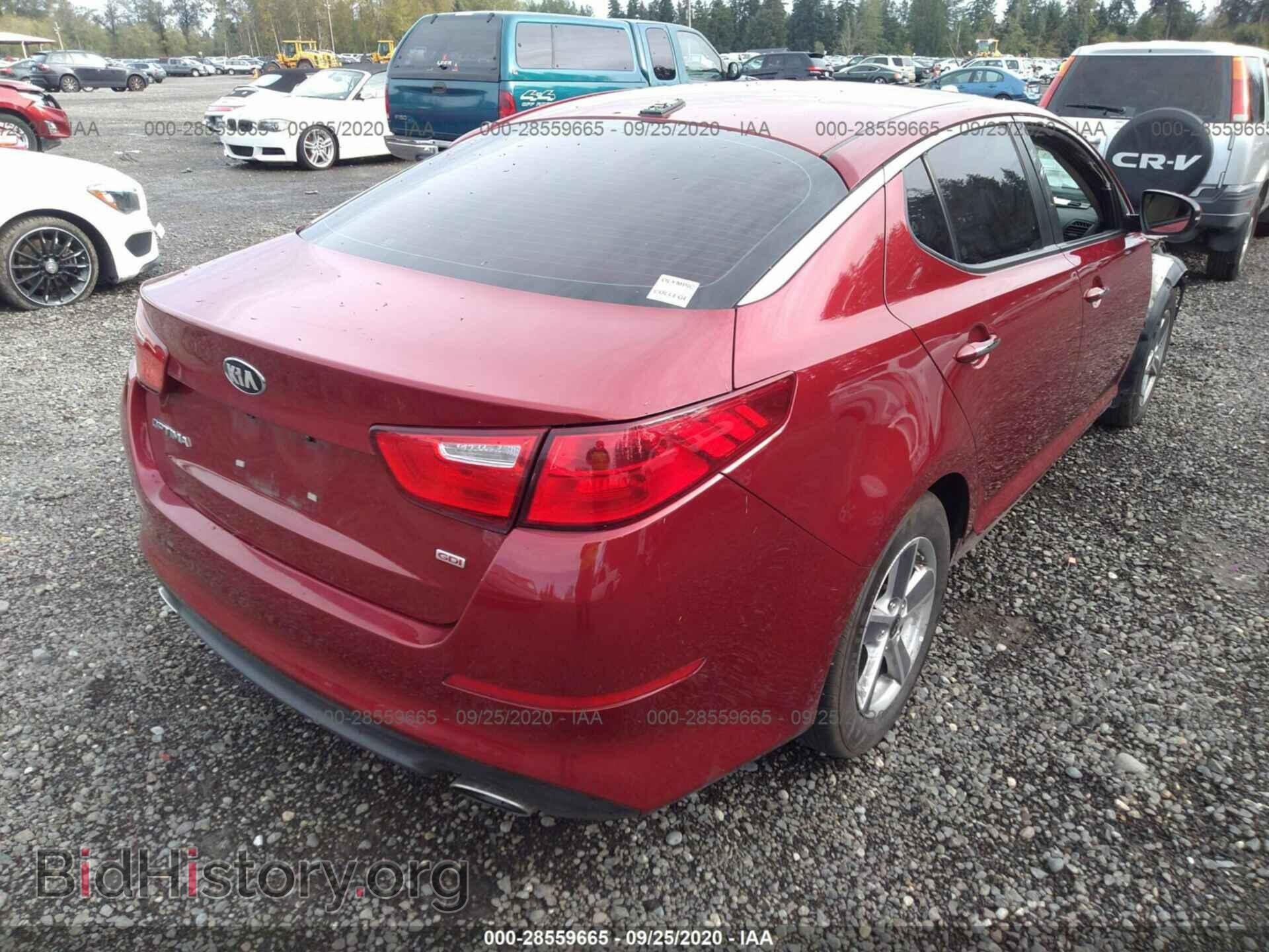2014 KIA OPTIMA - VIN: 5XXGM4A71EG321119 - Фото 4