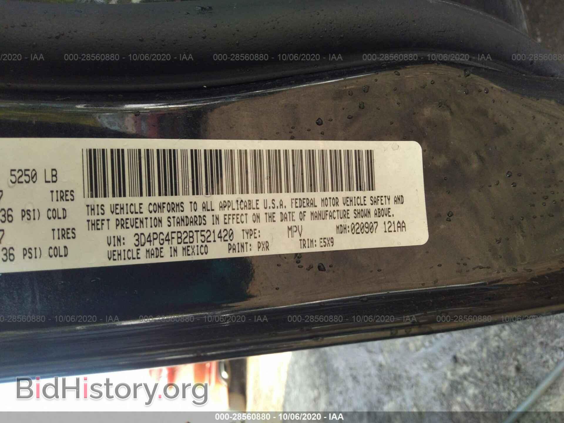 2011 DODGE JOURNEY - VIN: 3D4PG4FB2BT521420 - Photo 9