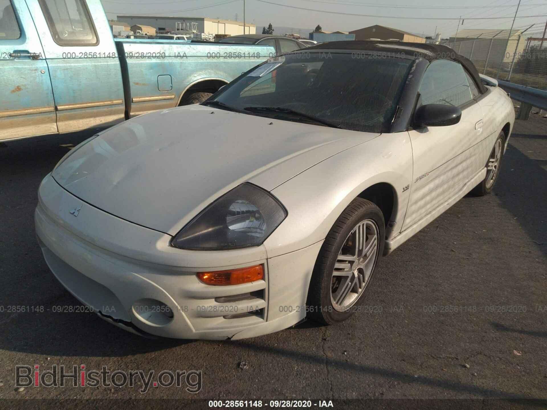 2003 MITSUBISHI ECLIPSE - VIN: 4A3AE55H63E089093 - Фото 2