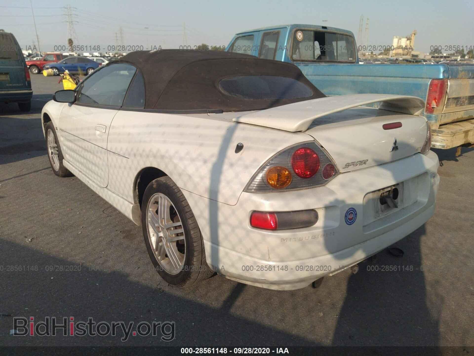 2003 MITSUBISHI ECLIPSE - VIN: 4A3AE55H63E089093 - Фото 3