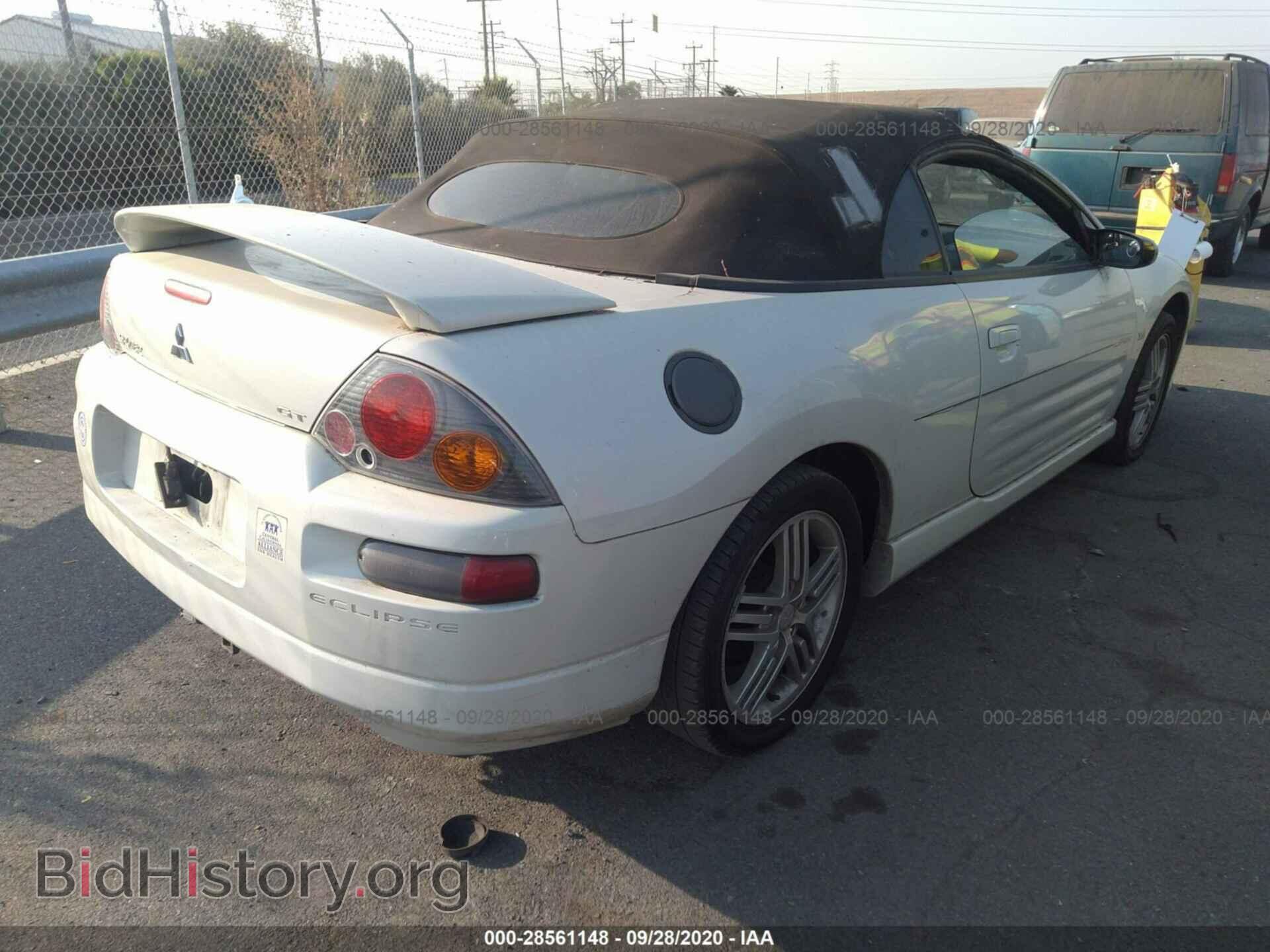 2003 MITSUBISHI ECLIPSE - VIN: 4A3AE55H63E089093 - Фото 4