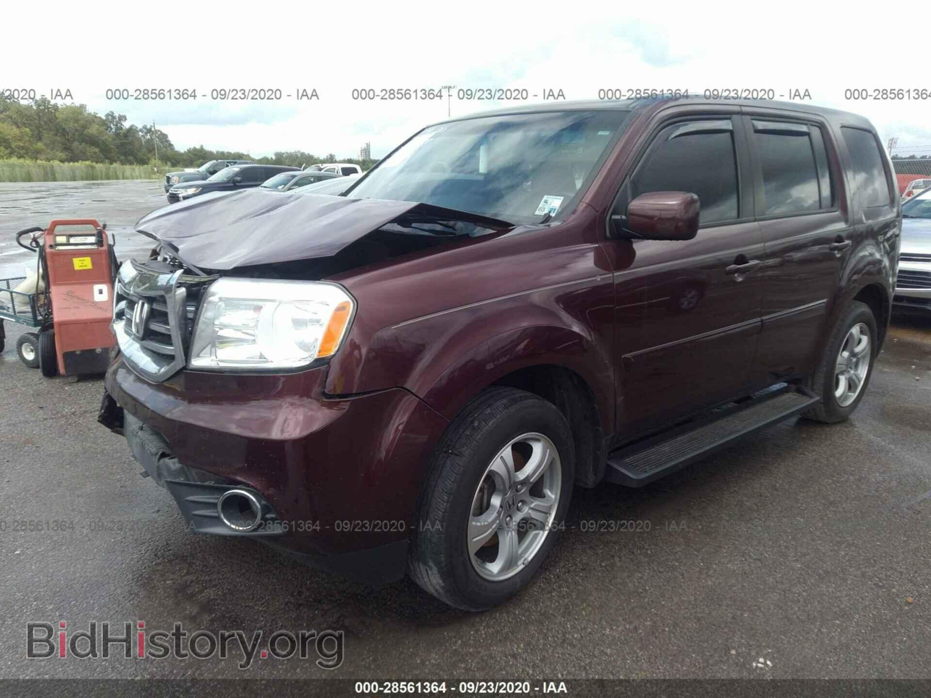 2012 HONDA PILOT - VIN: 5FNYF3H55CB022018 - Photo 2