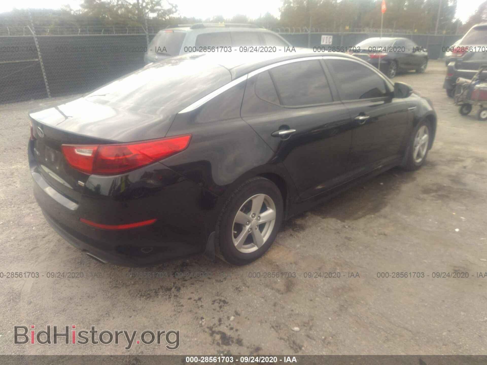 2015 KIA OPTIMA - VIN: 5XXGM4A79FG385068 - Фото 4