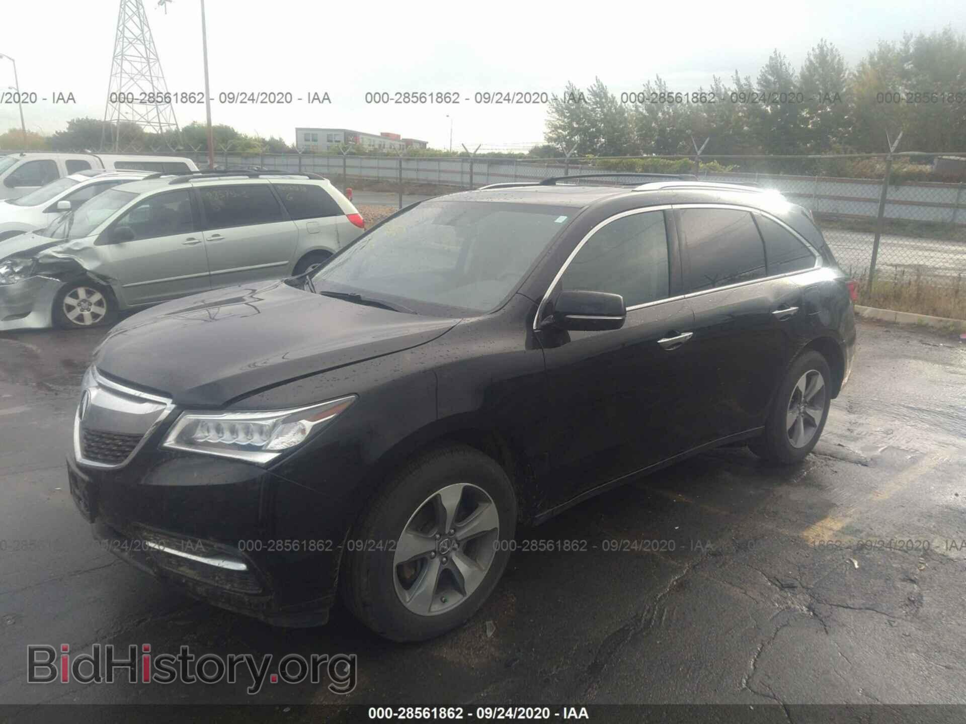 2016 ACURA MDX - VIN: 5FRYD4H29GB043752 - Фото 2