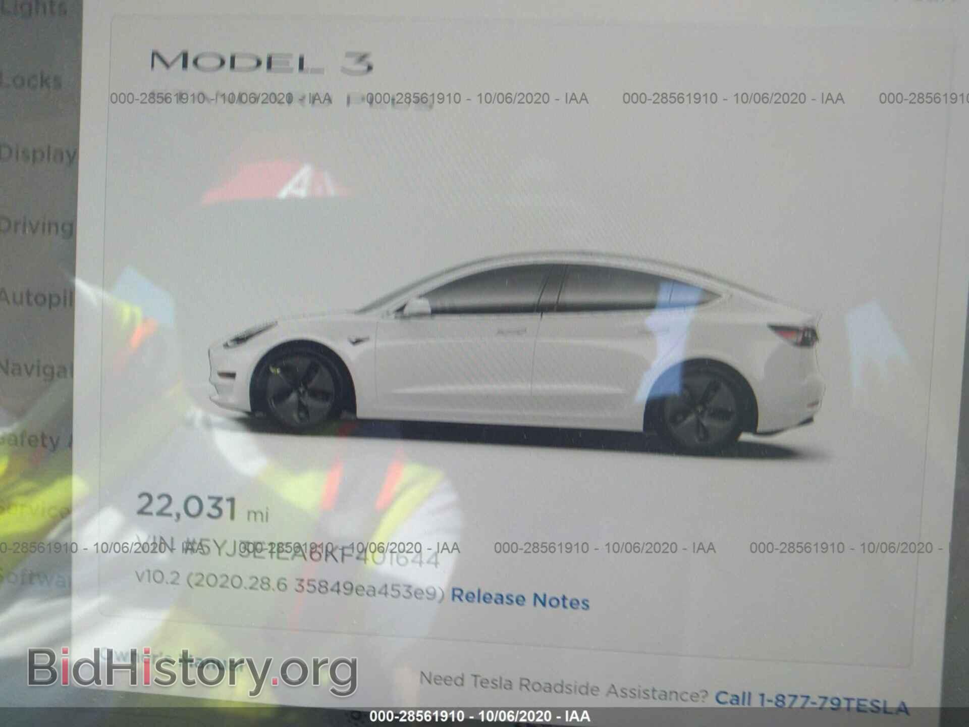 2019 TESLA MODEL 3 - VIN: 5YJ3E1EA6KF401644 - Photo 7