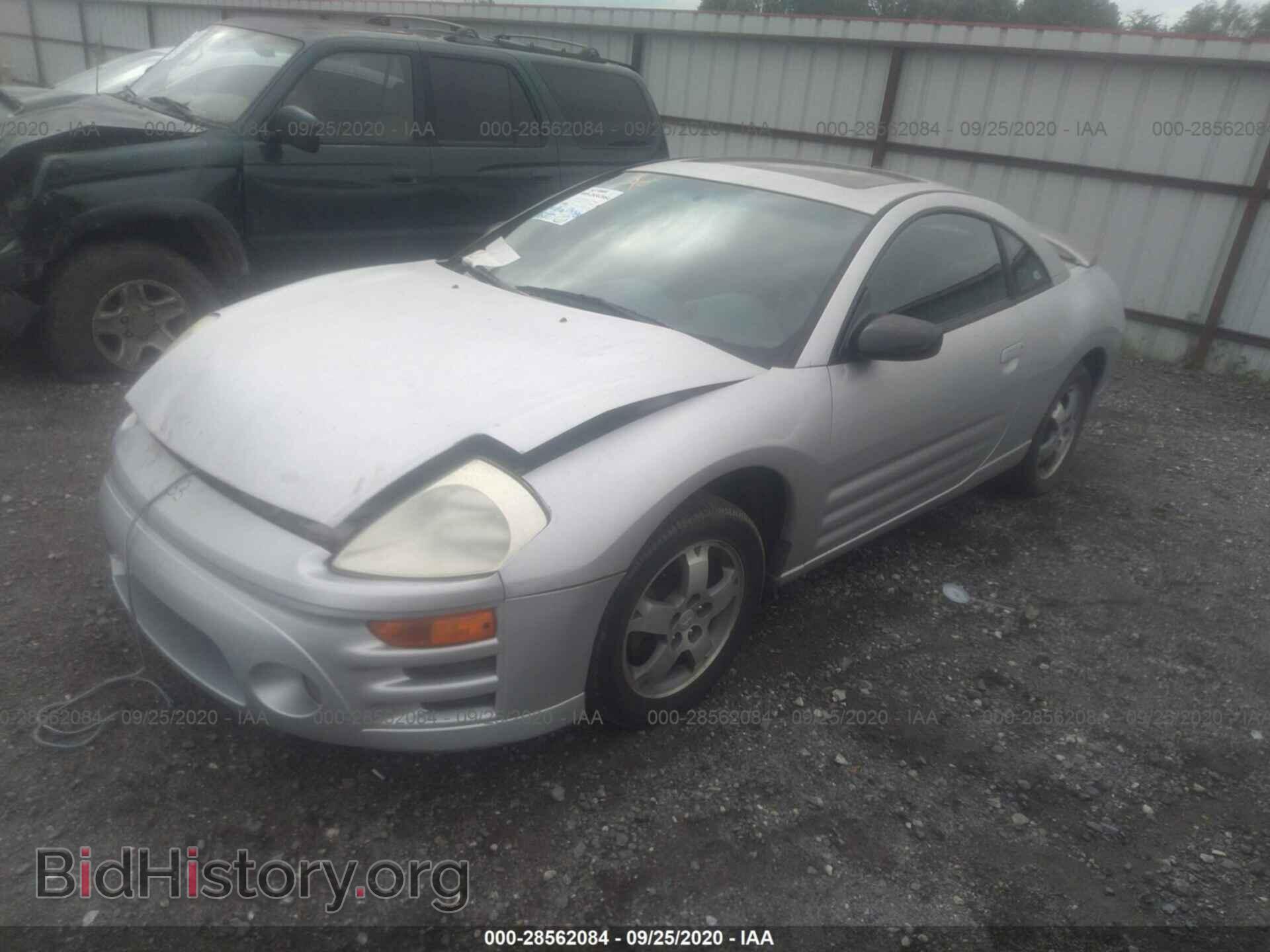 2003 MITSUBISHI ECLIPSE - VIN: 4A3AC44G13E034267 - Фото 2