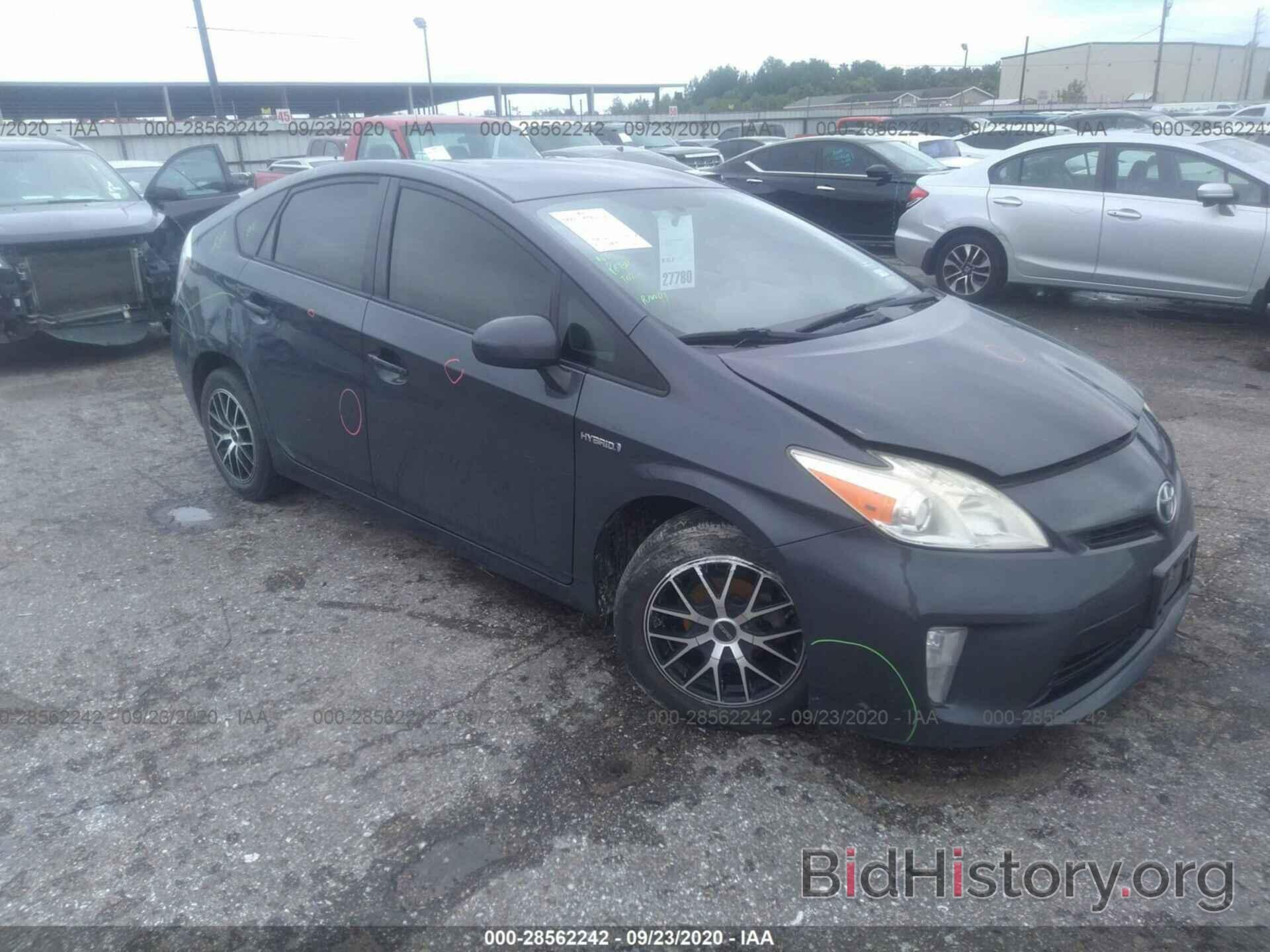 Photo JTDKN3DU9C1604654 - TOYOTA PRIUS 2012