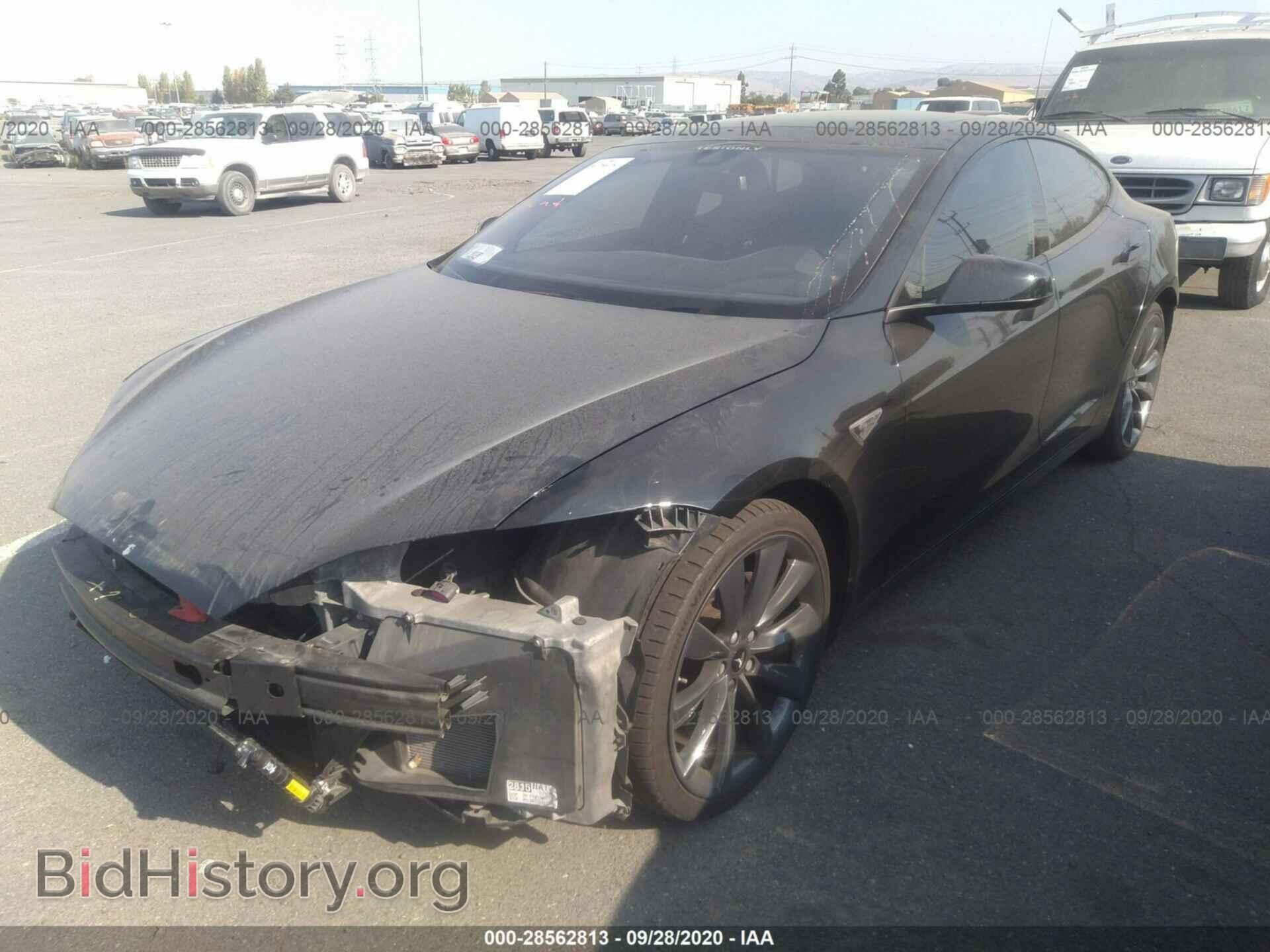 2014 TESLA MODEL S - VIN: 5YJSA1H14EFP61390 - Фото 2