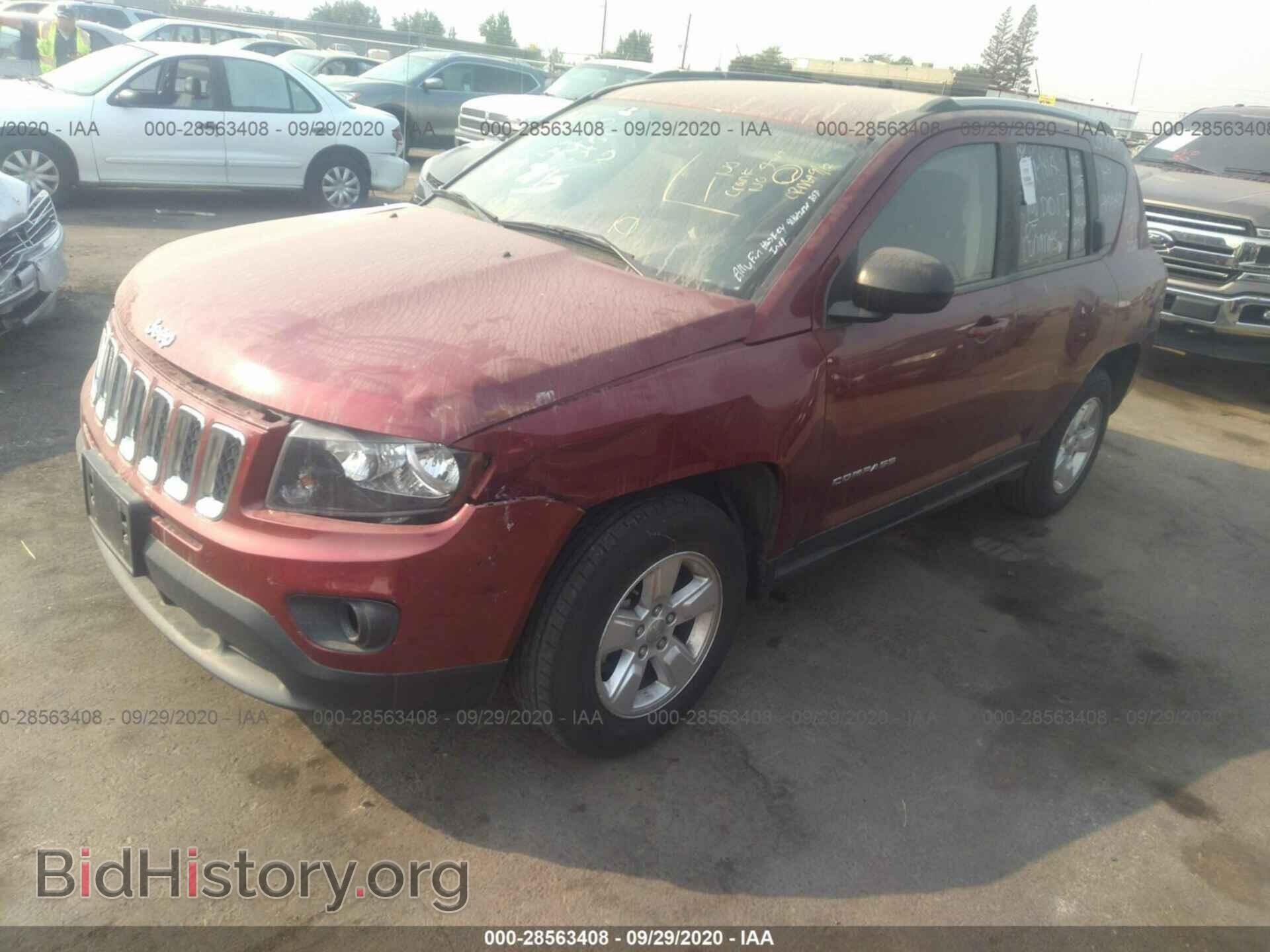 2016 JEEP COMPASS - VIN: 1C4NJCBA9GD642858 - Фото 2