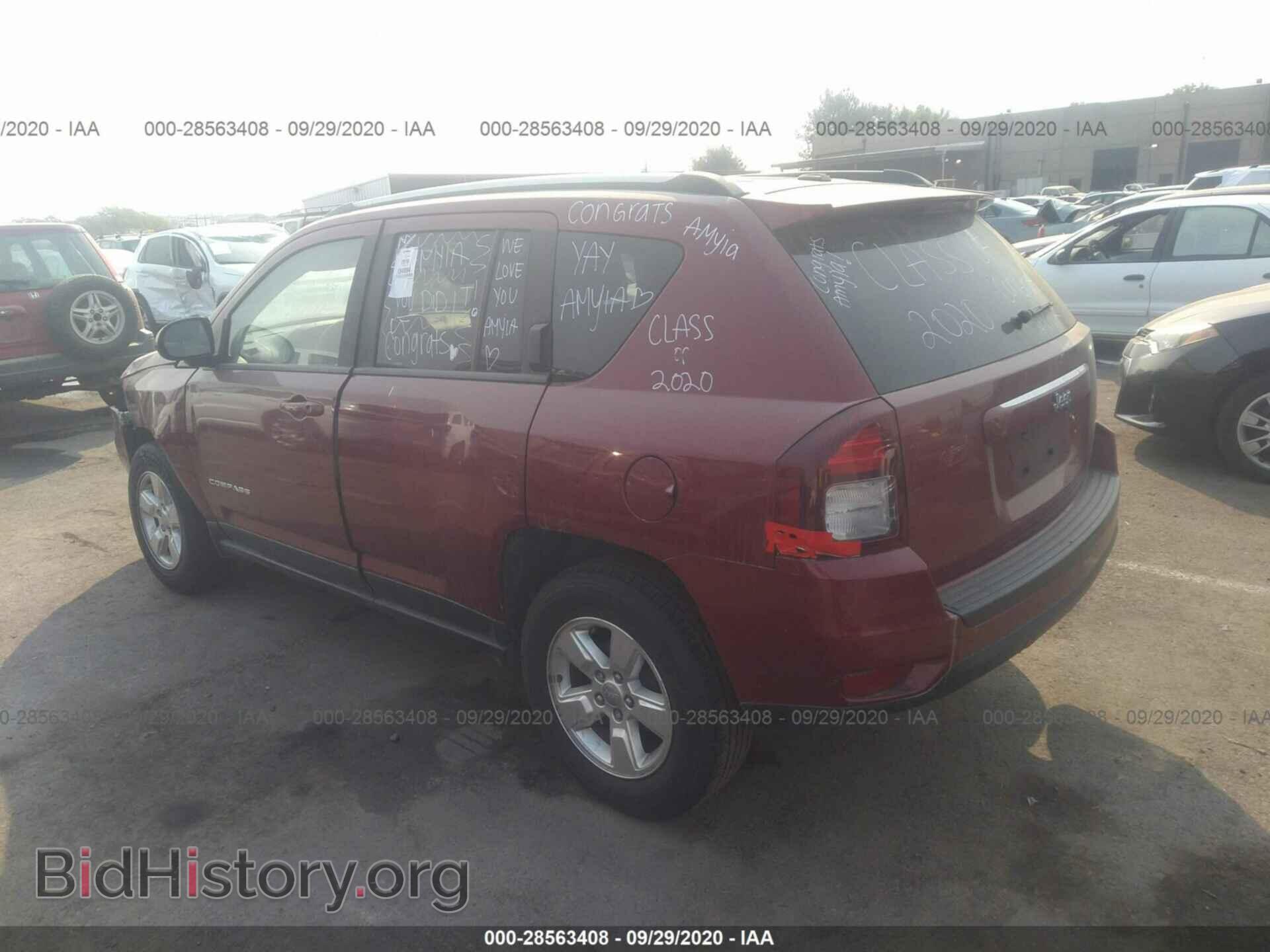 2016 JEEP COMPASS - VIN: 1C4NJCBA9GD642858 - Фото 3