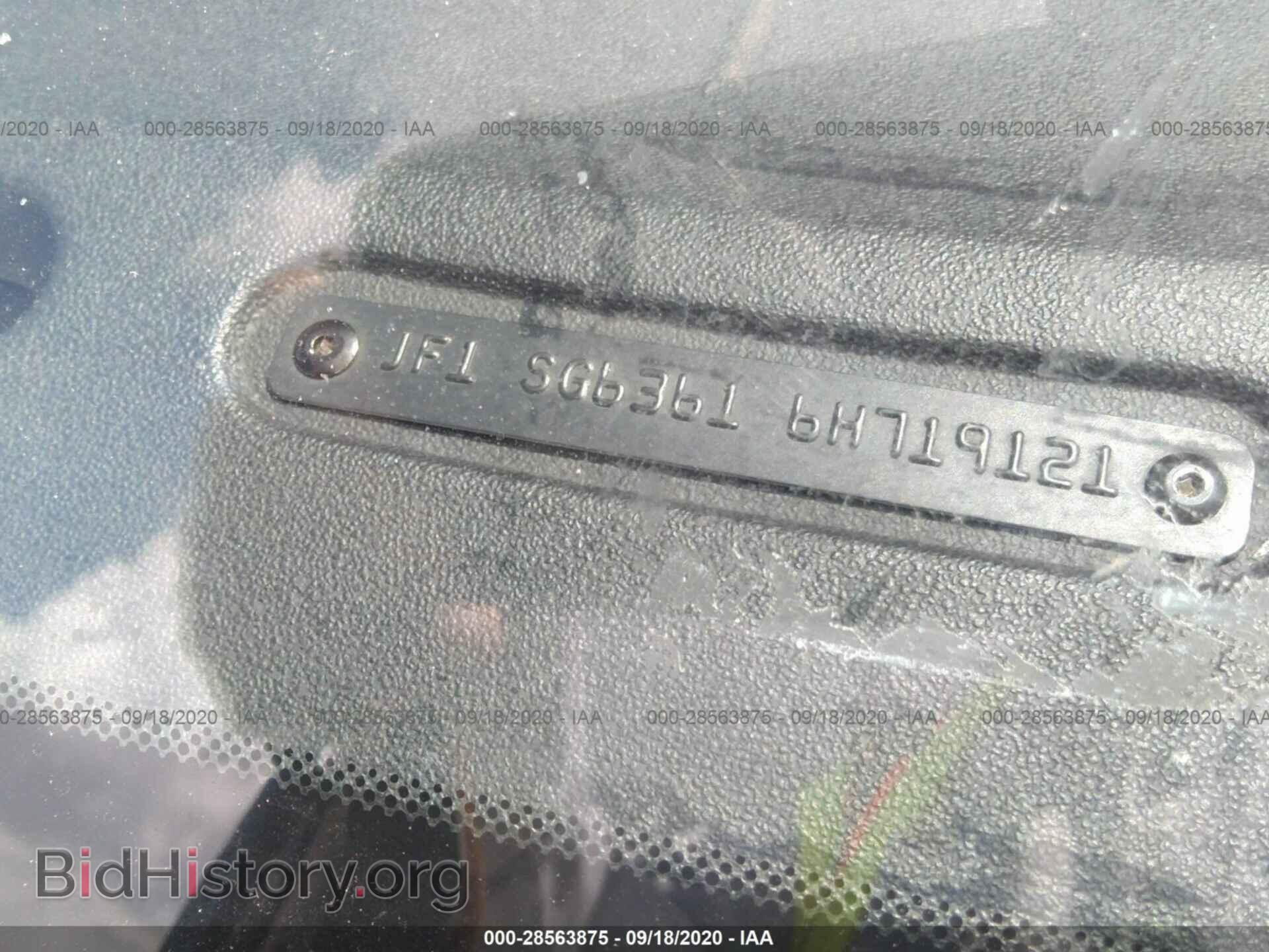 2006 SUBARU FORESTER - VIN: JF1SG63616H719121 - Фото 9
