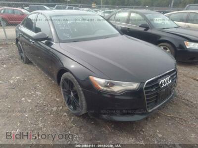 2013 Audi A6 2.0T Premium Plus, черный — VIN WAUGFAFC4DN100807, IAAI