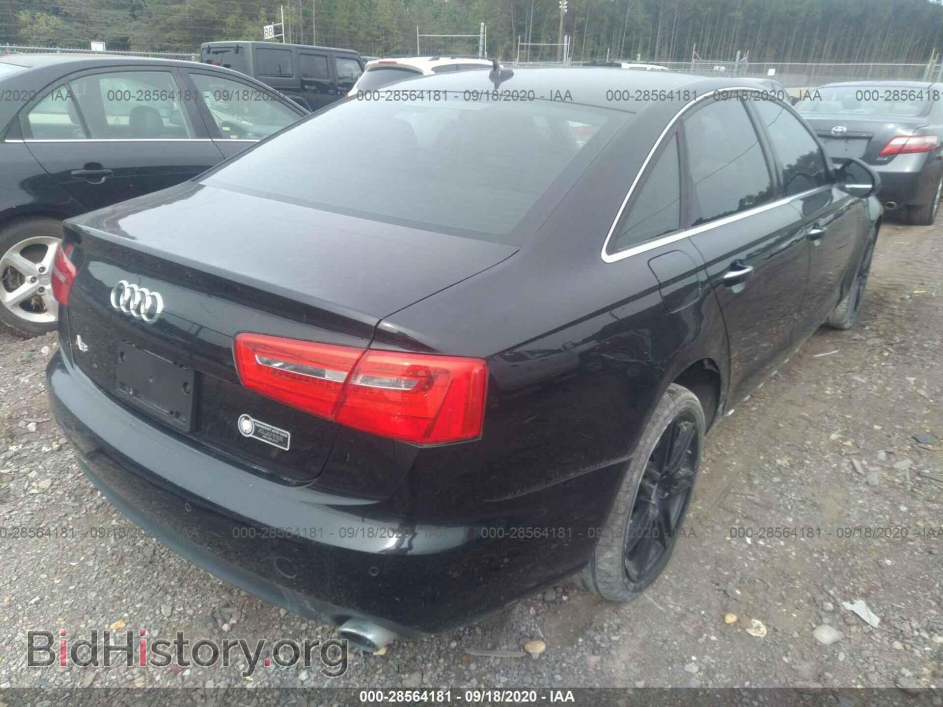 2013 AUDI A6 - VIN: WAUGFAFC4DN100807 - Фото 4