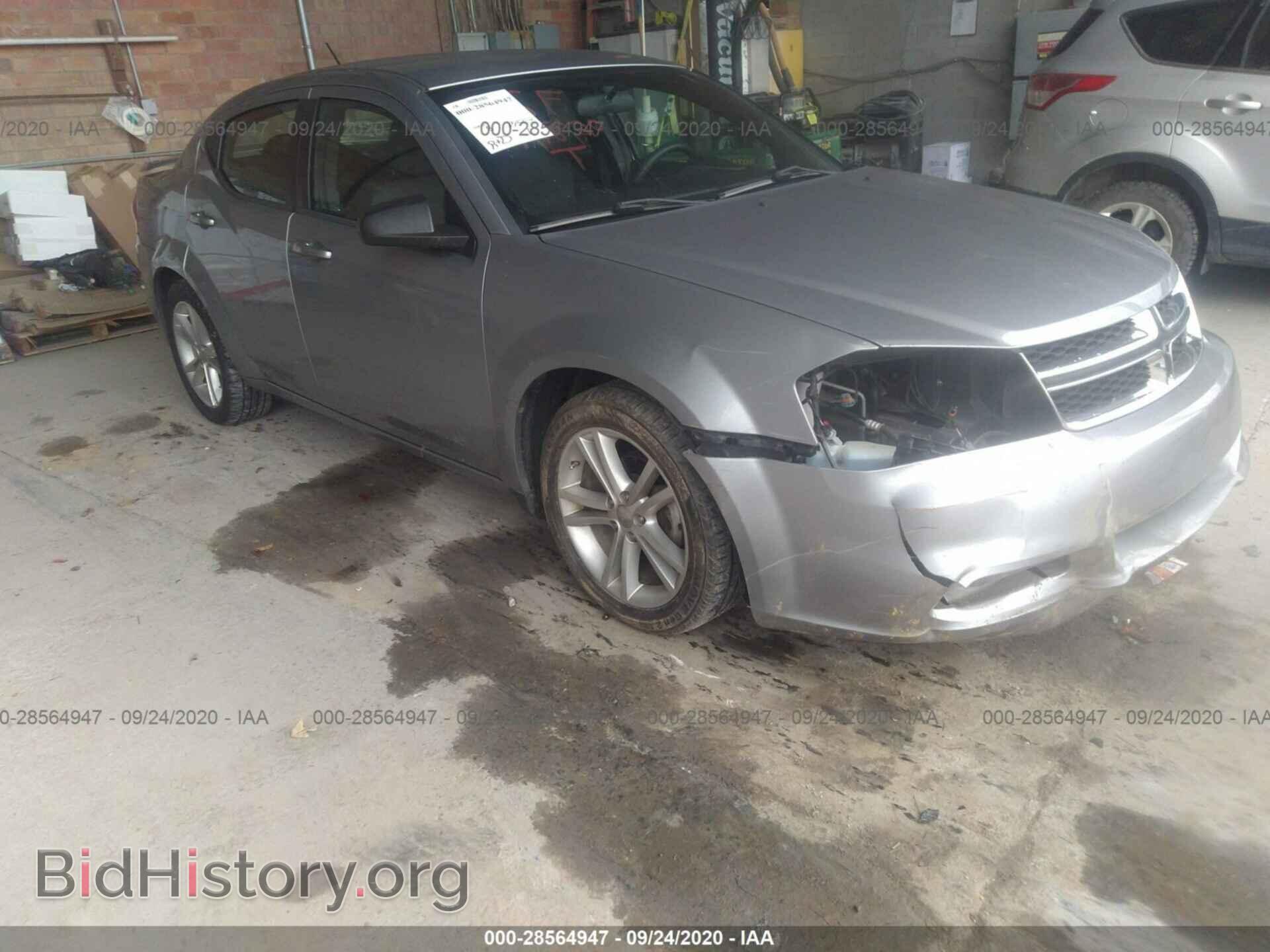 Фотография 1C3CDZAG4DN675865 - DODGE AVENGER 2013