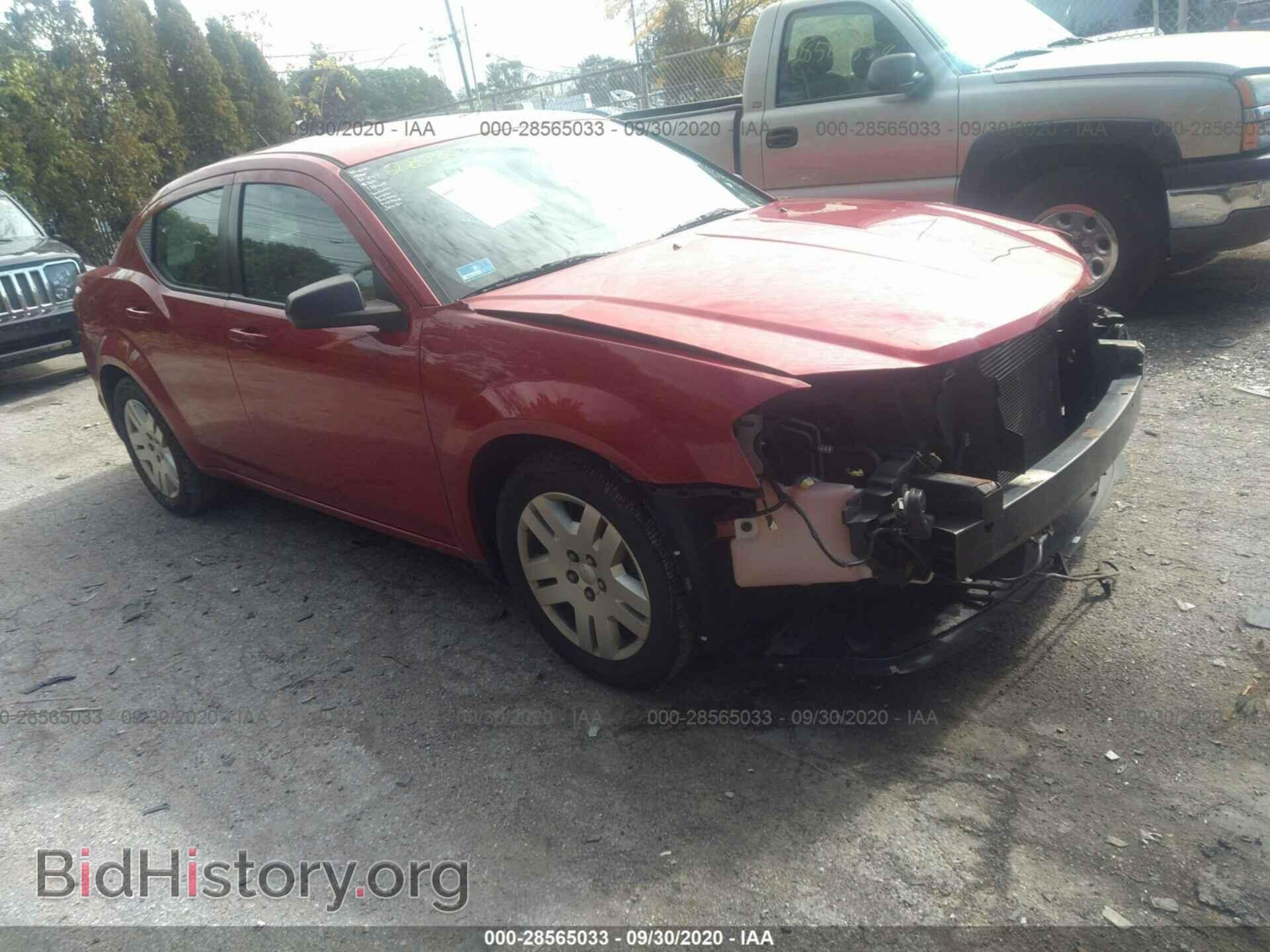 Фотография 1C3CDZAB4DN532709 - DODGE AVENGER 2013