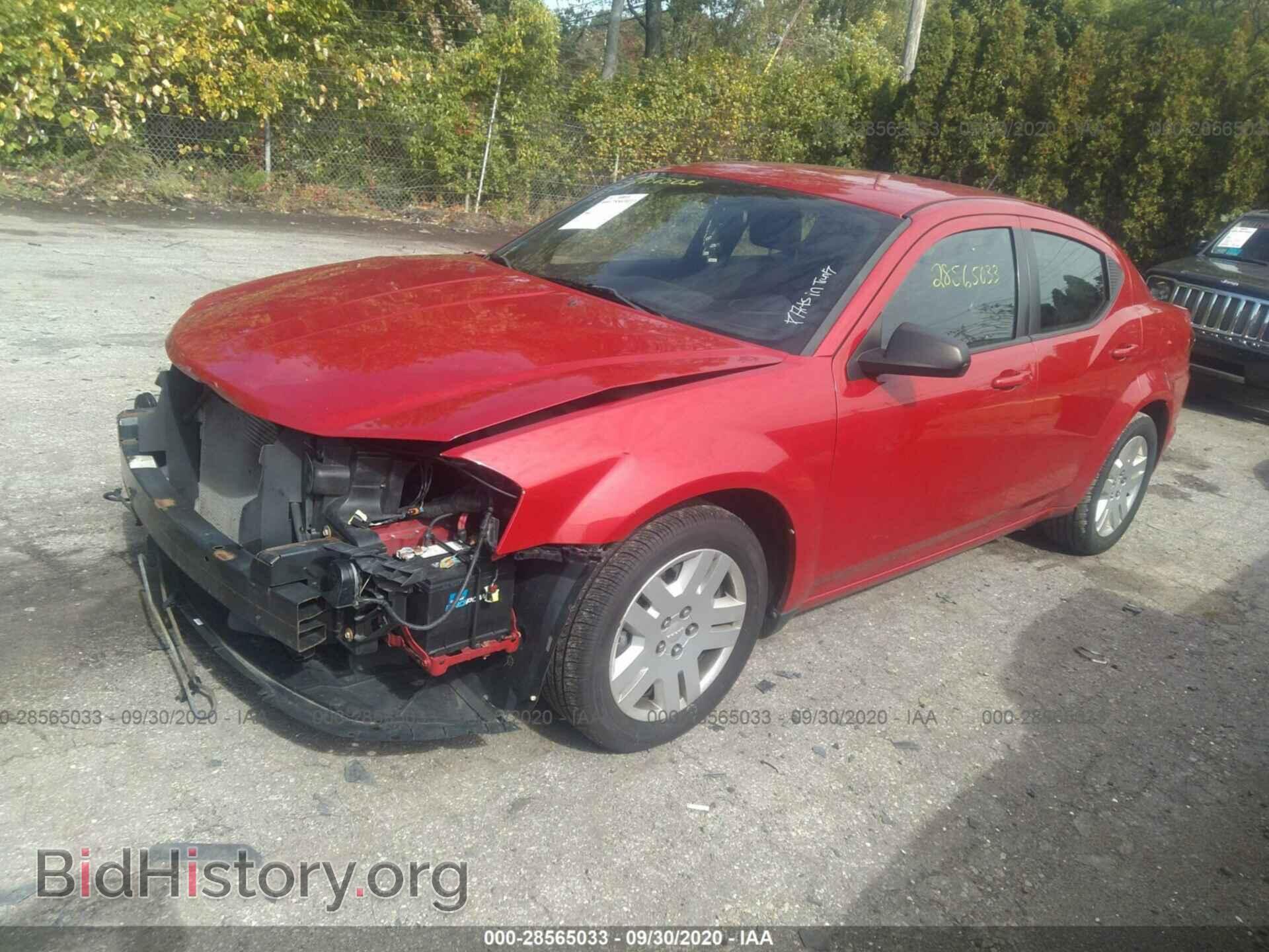 2013 DODGE AVENGER - VIN: 1C3CDZAB4DN532709 - Фото 2