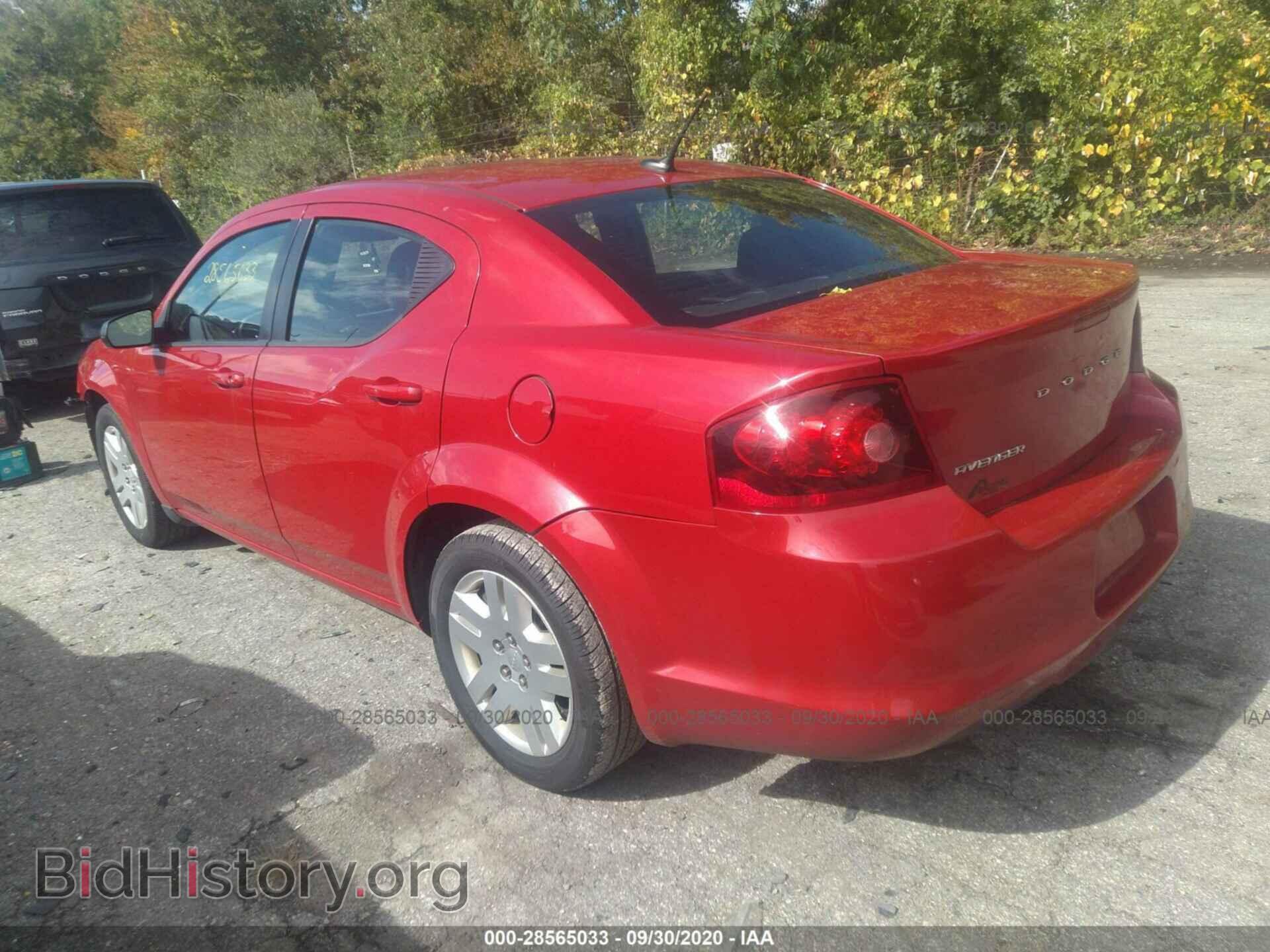 2013 DODGE AVENGER - VIN: 1C3CDZAB4DN532709 - Фото 3