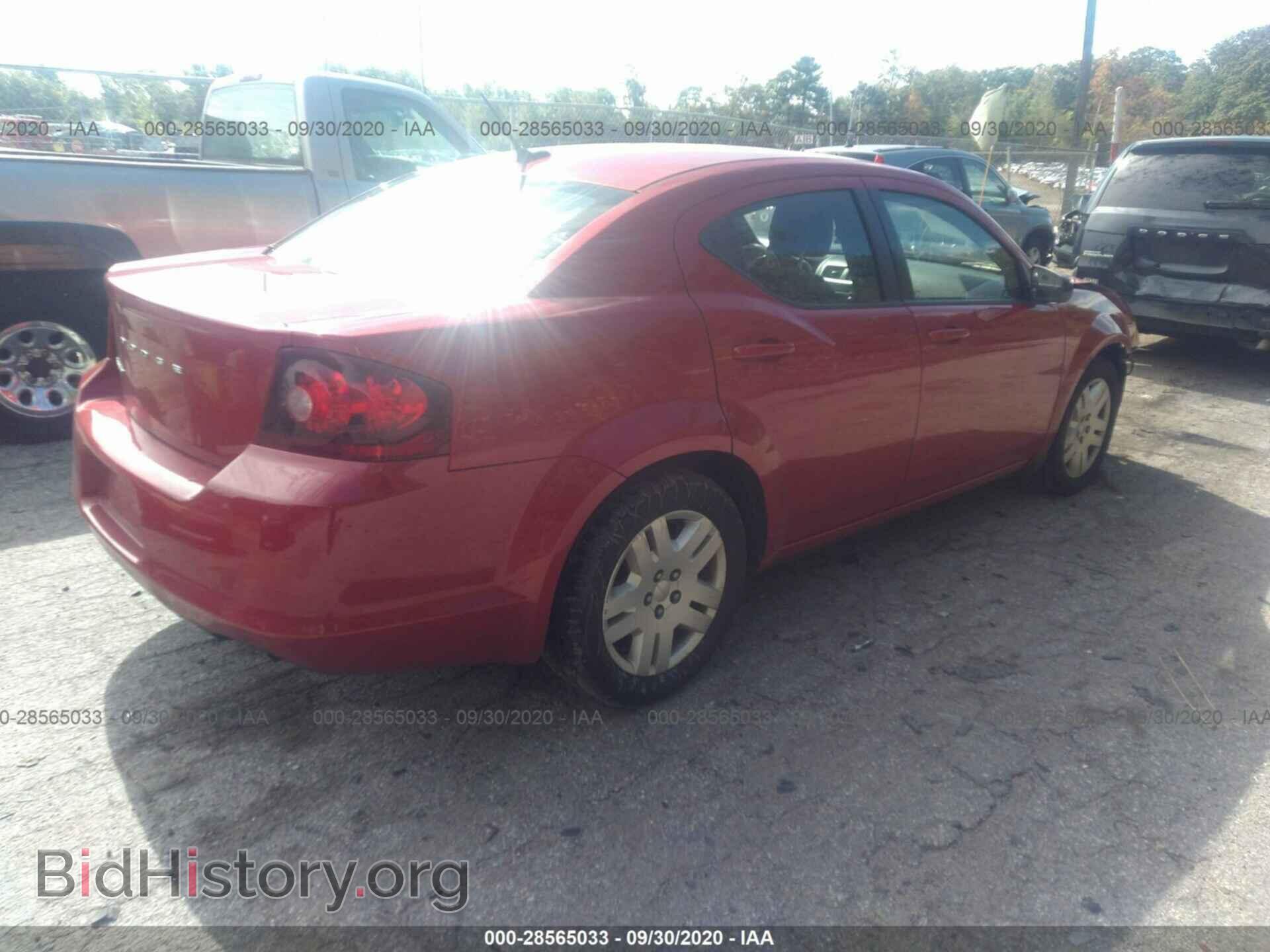 2013 DODGE AVENGER - VIN: 1C3CDZAB4DN532709 - Фото 4