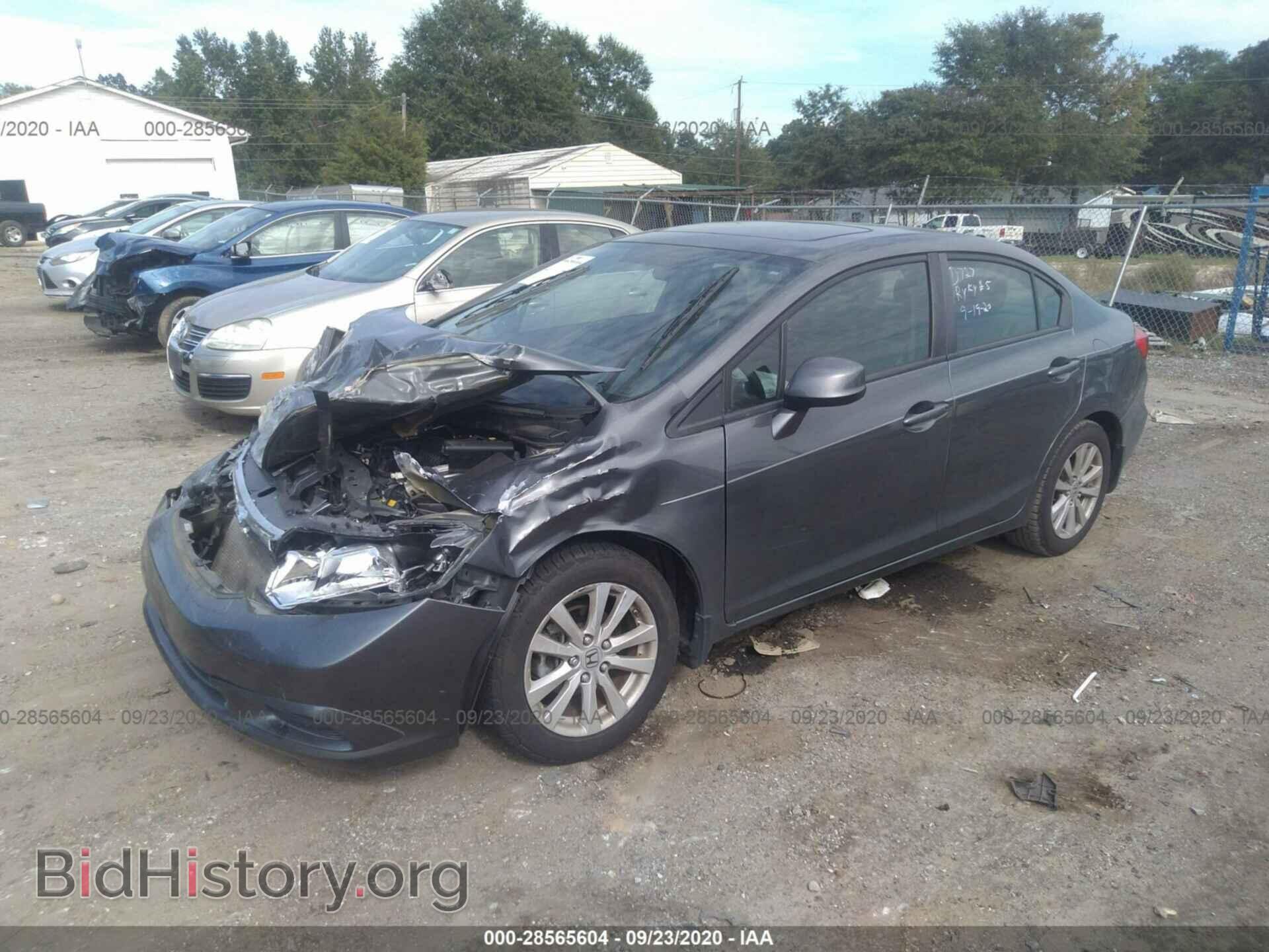 2012 HONDA CIVIC SDN - VIN: 2HGFB2F95CH331471 - Фото 2