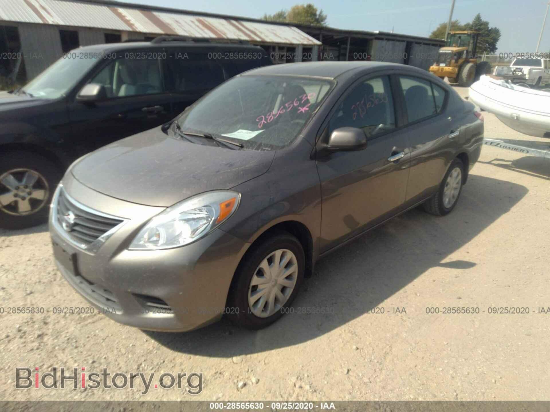 2012 NISSAN VERSA - VIN: 3N1CN7AP1CL863547 - Фото 2