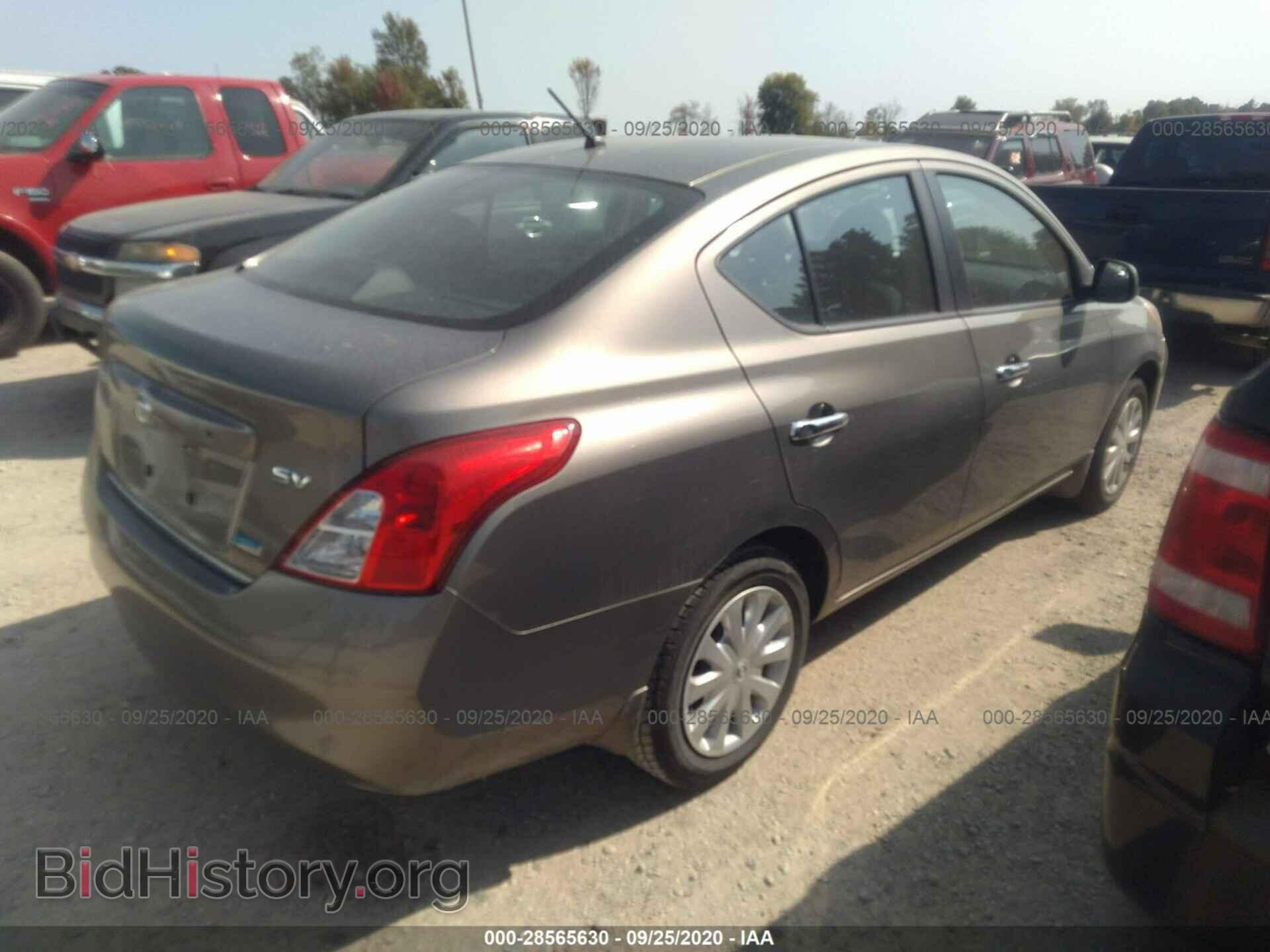 2012 NISSAN VERSA - VIN: 3N1CN7AP1CL863547 - Фото 4