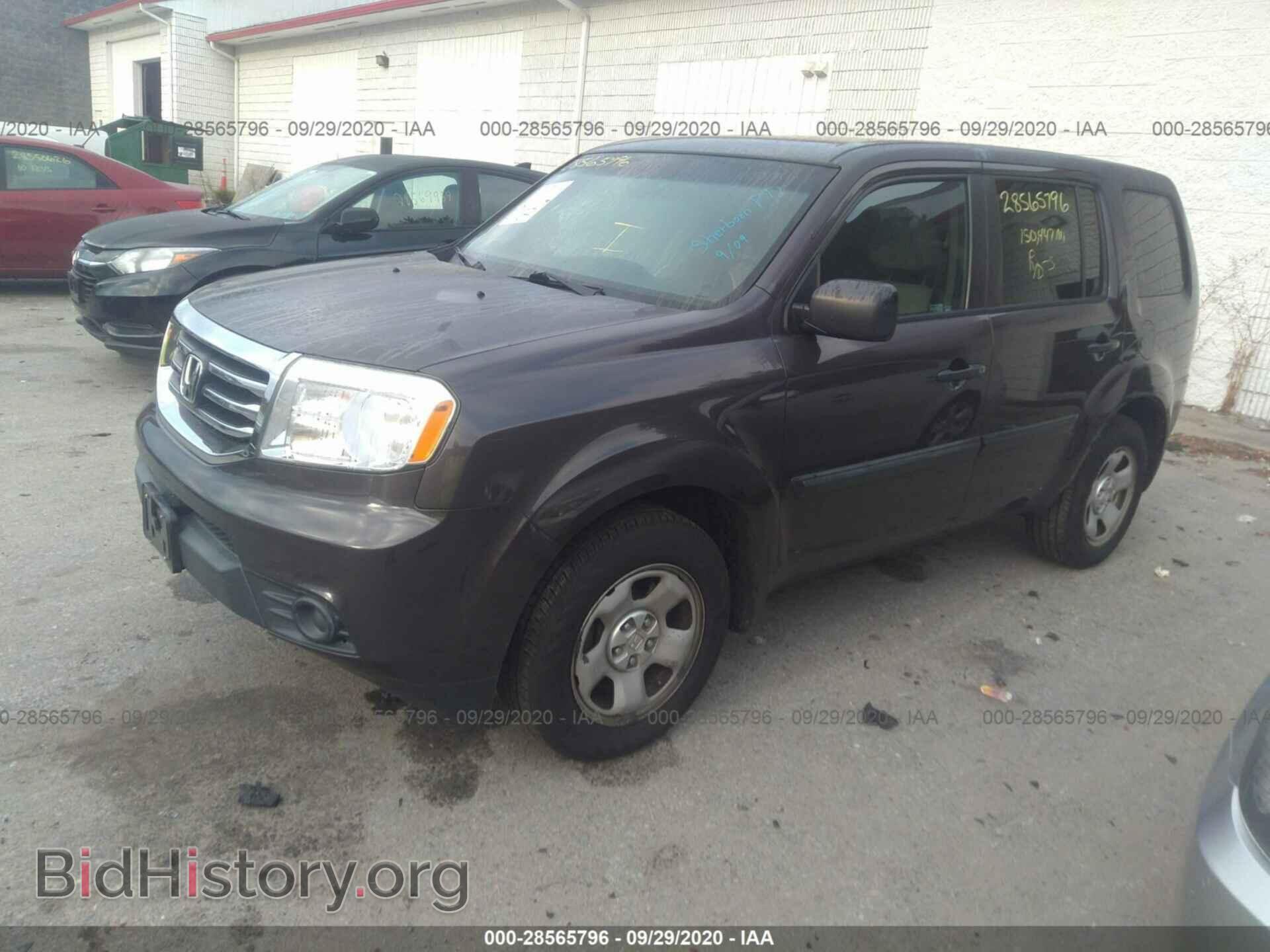 2012 HONDA PILOT - VIN: 5FNYF4H26CB005983 - Photo 2