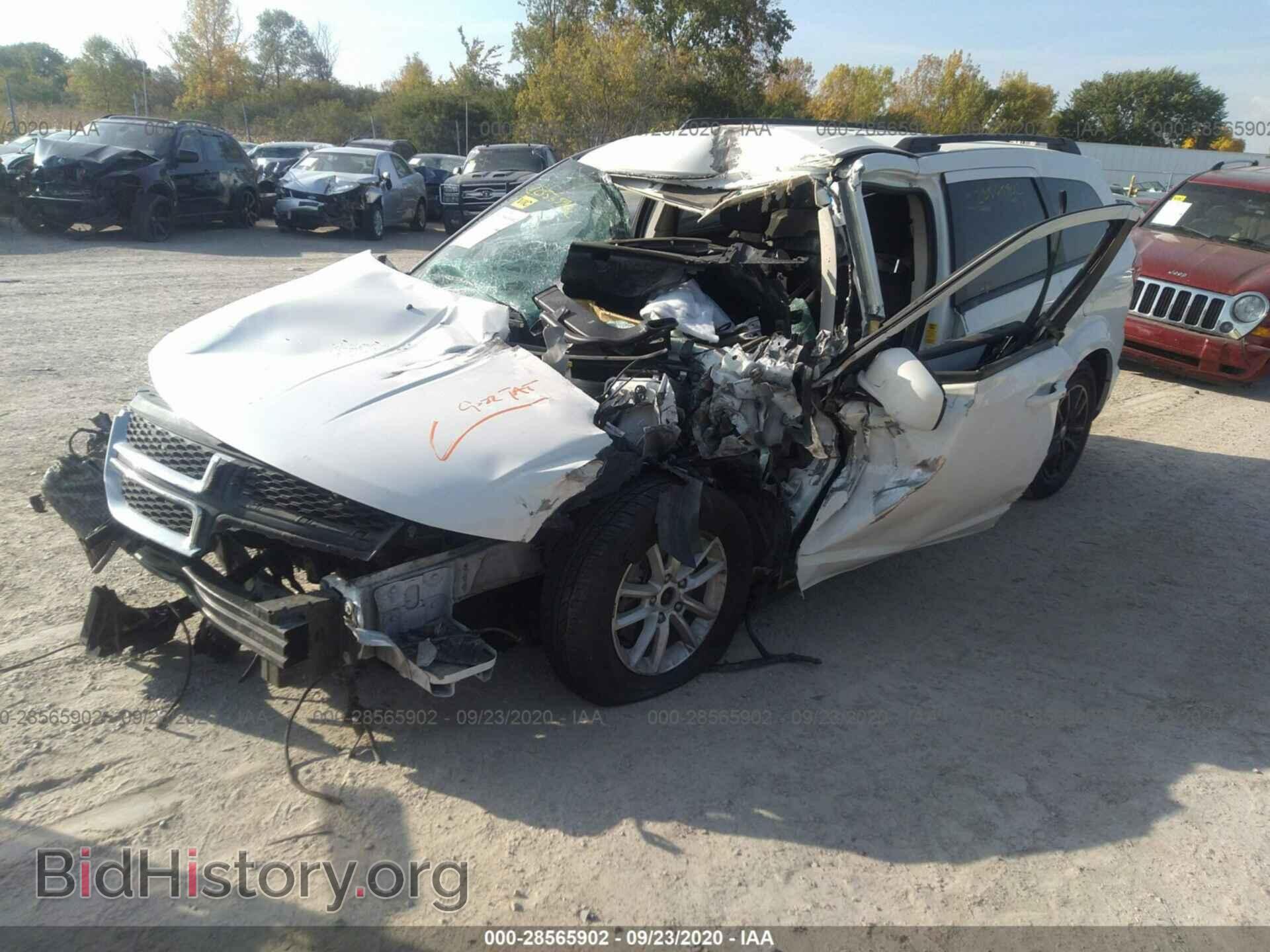 2014 DODGE JOURNEY - VIN: 3C4PDCBB0ET290303 - Фото 2