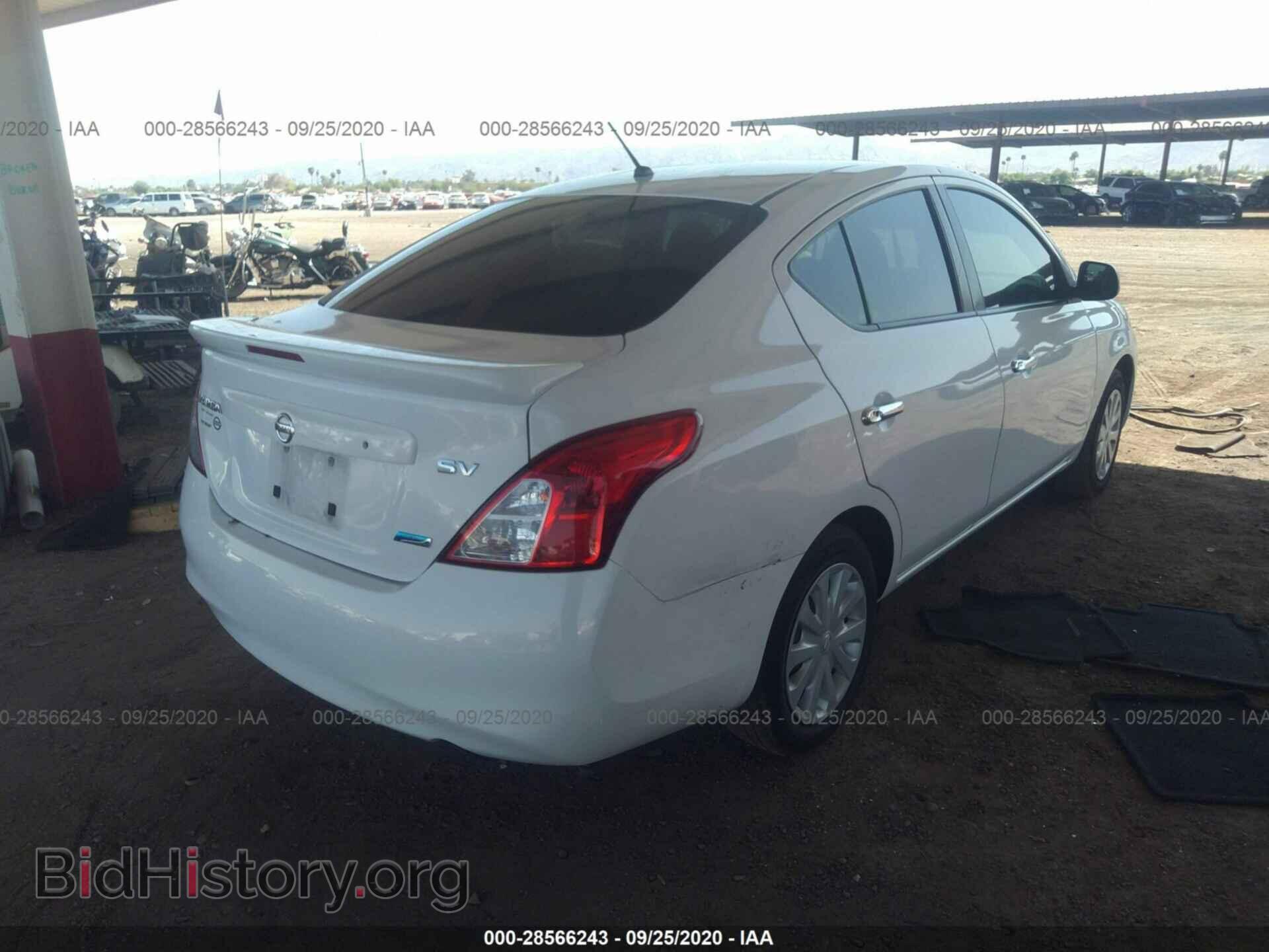 2013 NISSAN VERSA - VIN: 3N1CN7APXDL830211 - Фото 4