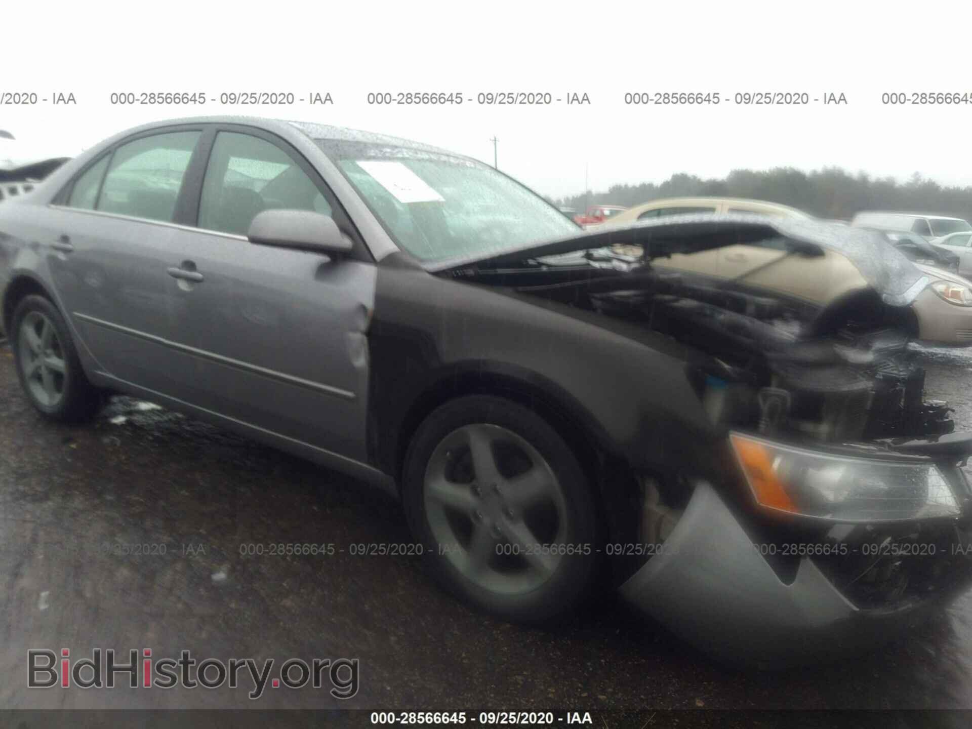 Photo 5NPEU46F28H357465 - HYUNDAI SONATA 2008