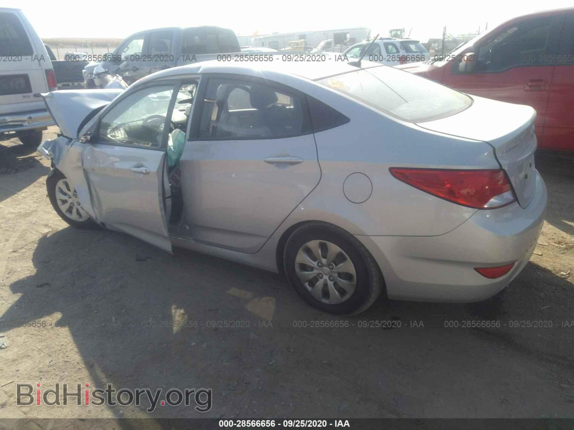 2016 HYUNDAI ACCENT - VIN: KMHCT4AE0GU010838 - Фото 3