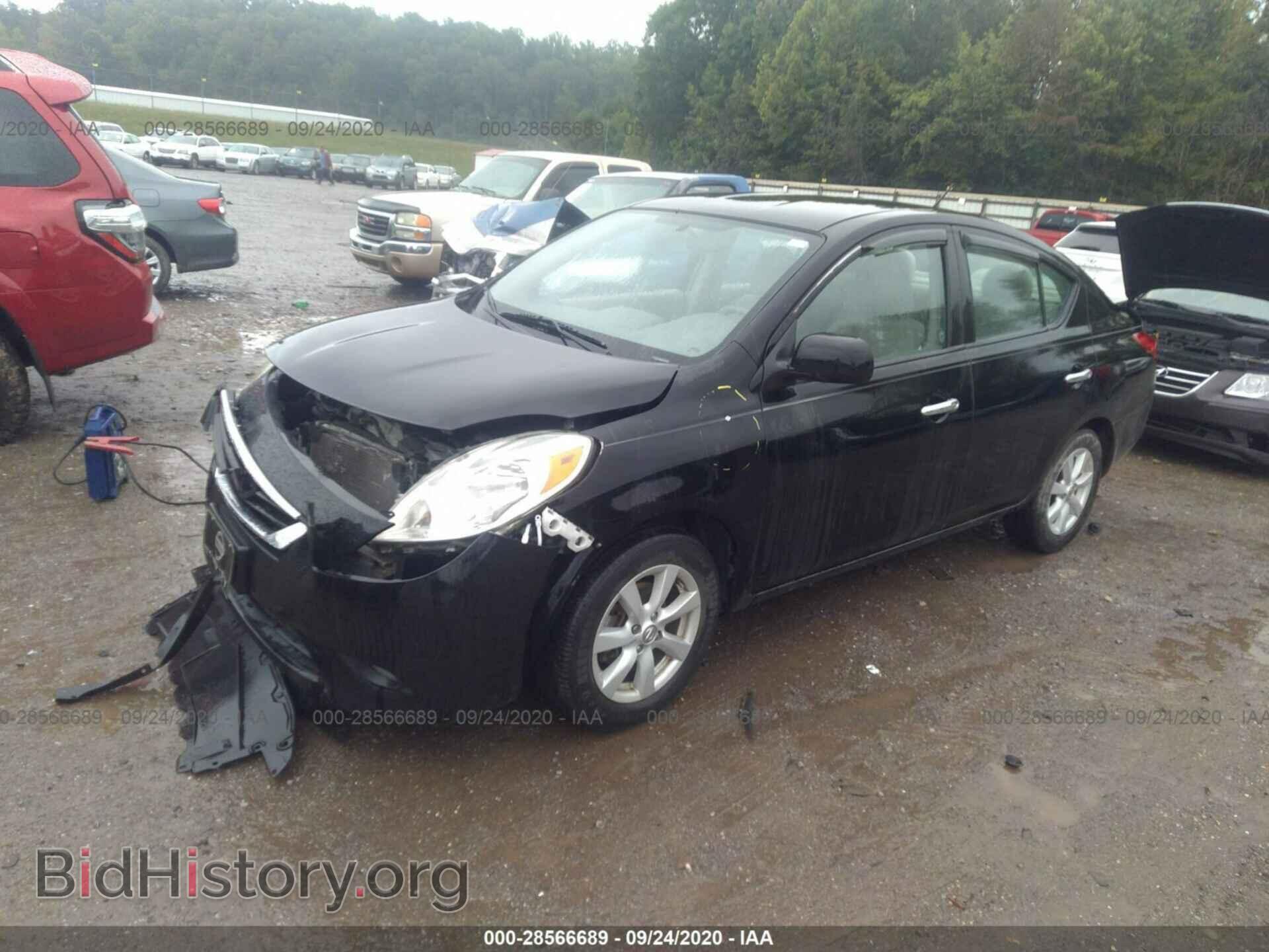 2012 NISSAN VERSA - VIN: 3N1CN7AP0CL813254 - Фото 2