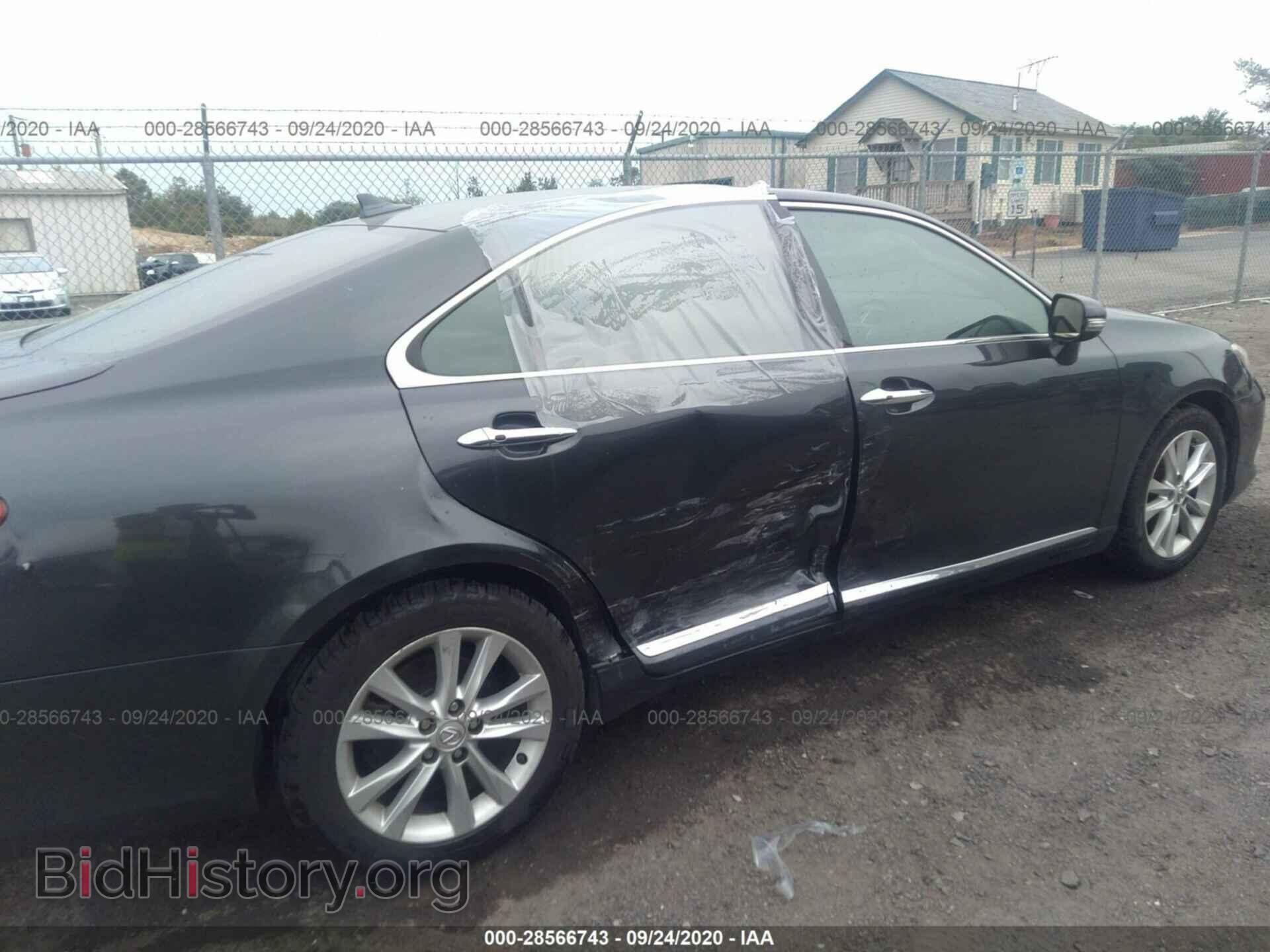 2011 LEXUS ES 350 - VIN: JTHBK1EG7B2432802 - Фото 6