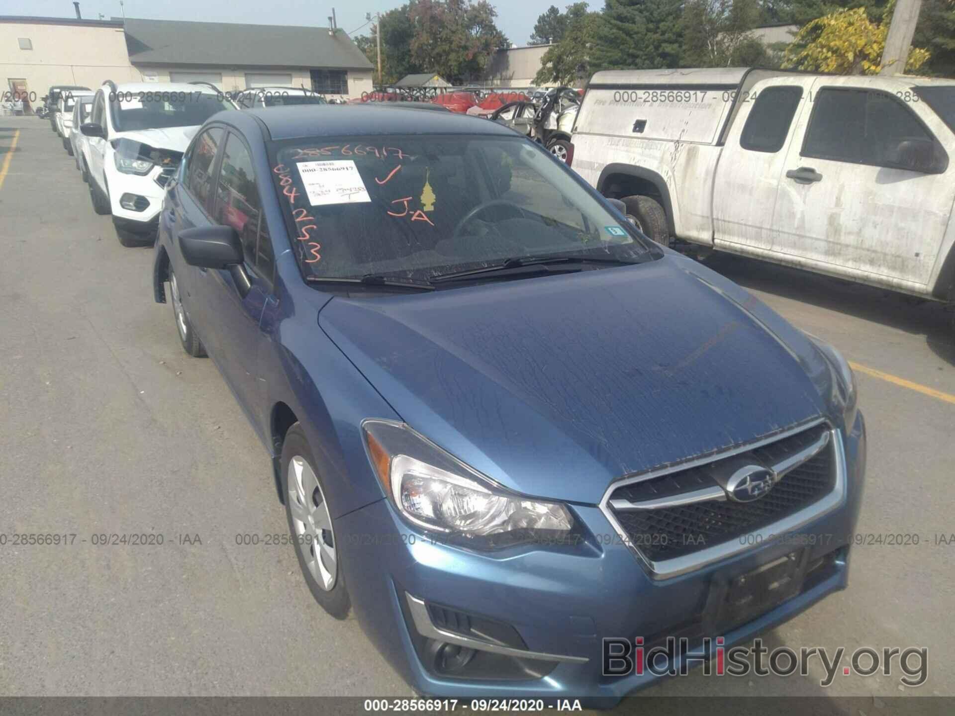 Photo JF1GJAA66FH021391 - SUBARU IMPREZA SEDAN 2015