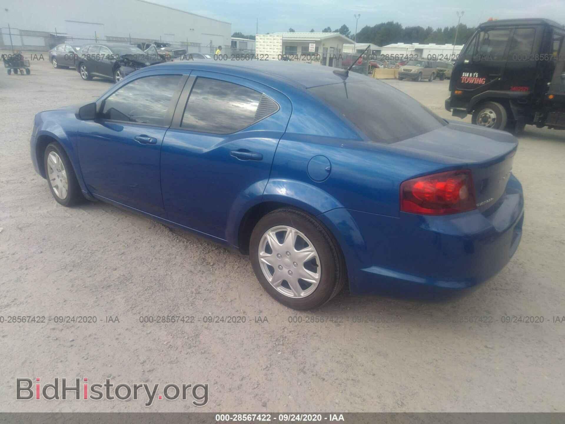 2012 DODGE AVENGER - VIN: 1C3CDZAB1CN165363 - Фото 3