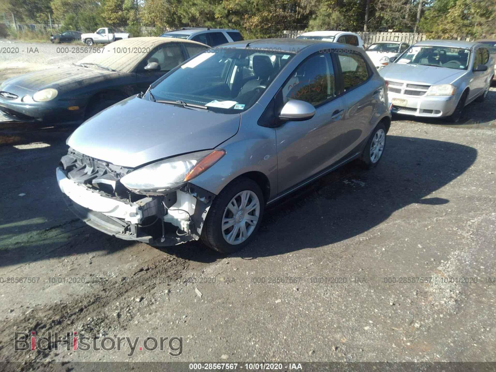 2012 MAZDA MAZDA2 - VIN: JM1DE1KY8C0147148 - Фото 2