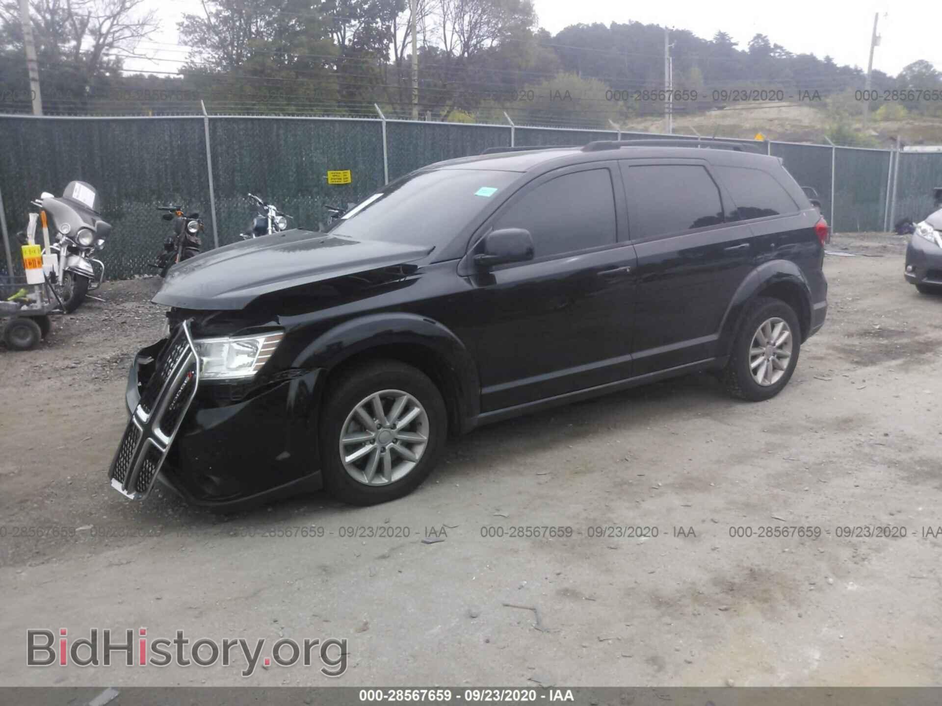2016 DODGE JOURNEY - VIN: 3C4PDCBG8GT228498 - Фото 2