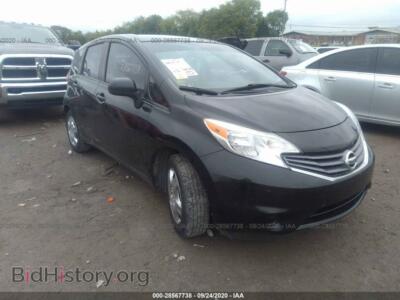 2014 Nissan VERSA NOTE SV, черный — VIN 3N1CE2CP1EL424433, IAAI