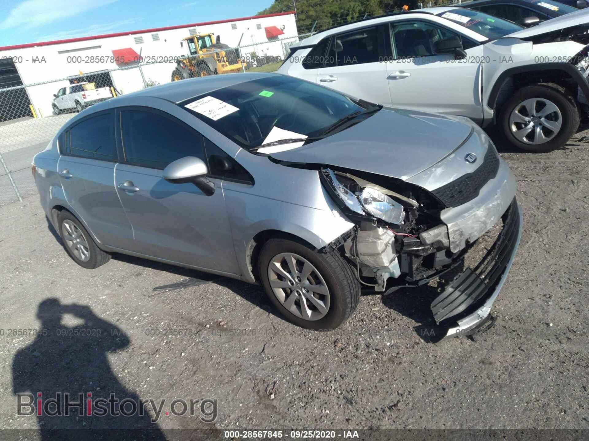Фотография KNADM4A34G6663694 - KIA RIO 2016