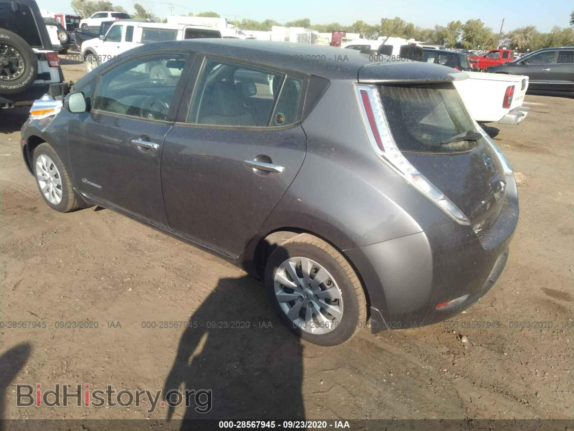 2015 NISSAN LEAF - VIN: 1N4AZ0CP7FC322411 - Фото 3
