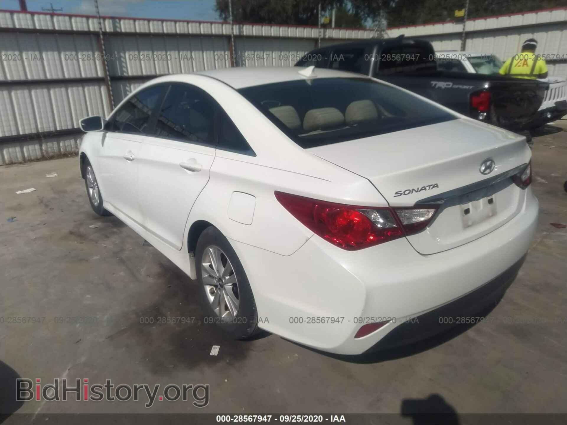 2014 HYUNDAI SONATA - VIN: 5NPEB4ACXEH904514 - Фото 3