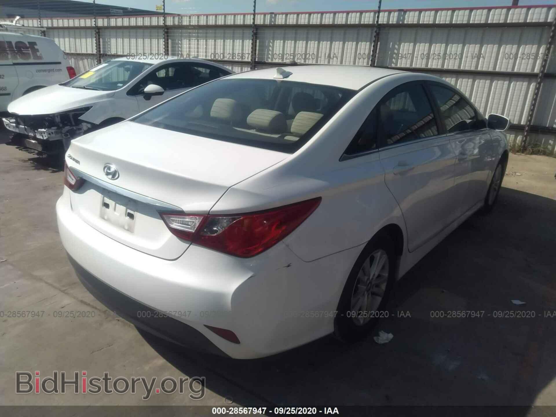 2014 HYUNDAI SONATA - VIN: 5NPEB4ACXEH904514 - Фото 4