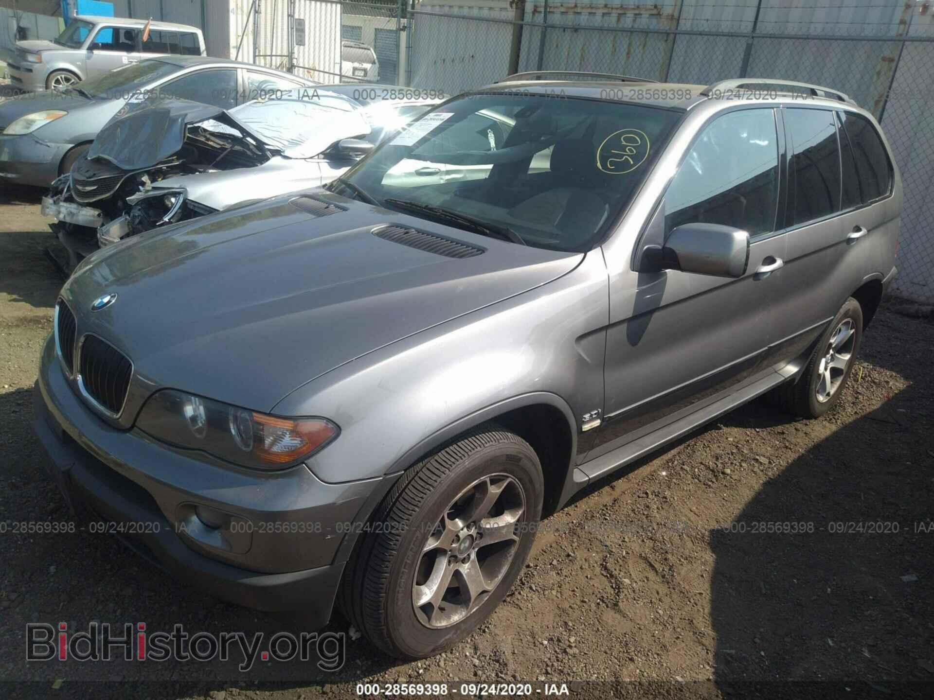 2005 BMW X5 - VIN: 5UXFA13525LY07094 - Фото 2