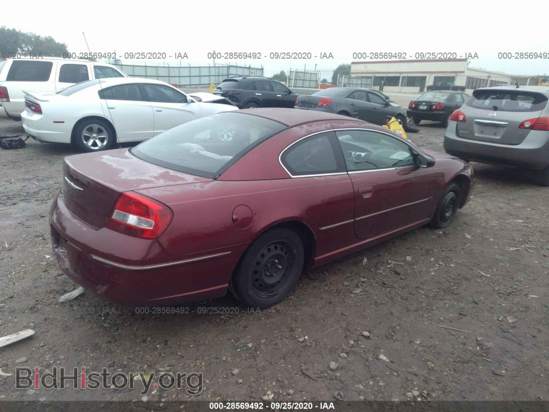 2004 CHRYSLER SEBRING - VIN: 4C3AG42G64E068218 - Фото 4